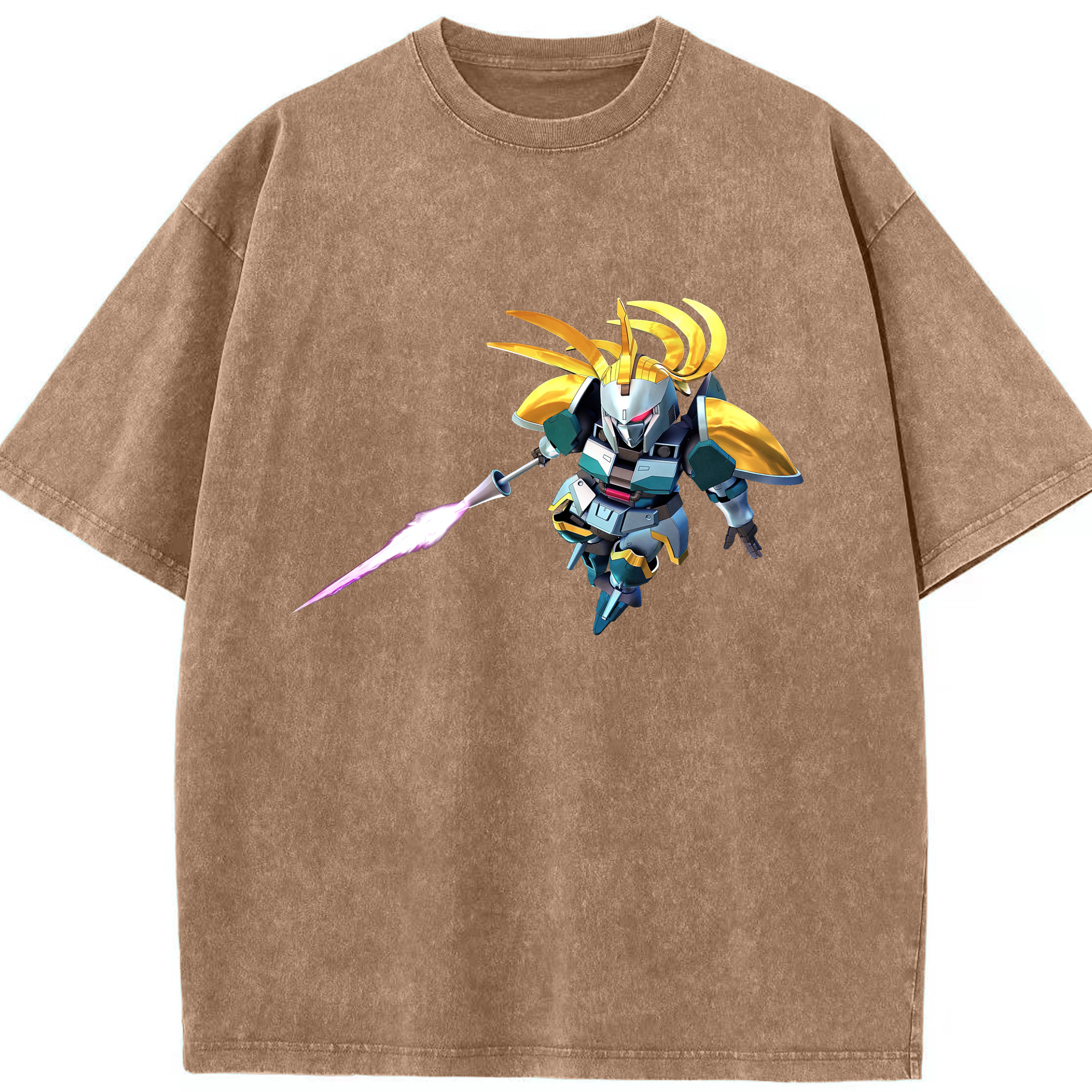 （画像用） 機動戦士ガンダム Mobile Suit Gundam 綿100% ヴィンテージ風 半袖Tシャツ（フロントプリント）