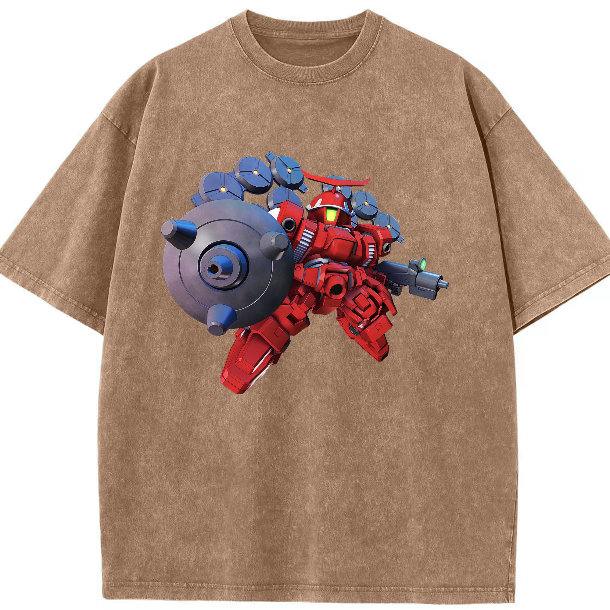 （画像用） 機動戦士ガンダム Mobile Suit Gundam 綿100% ヴィンテージ風 半袖Tシャツ（フロントプリント）