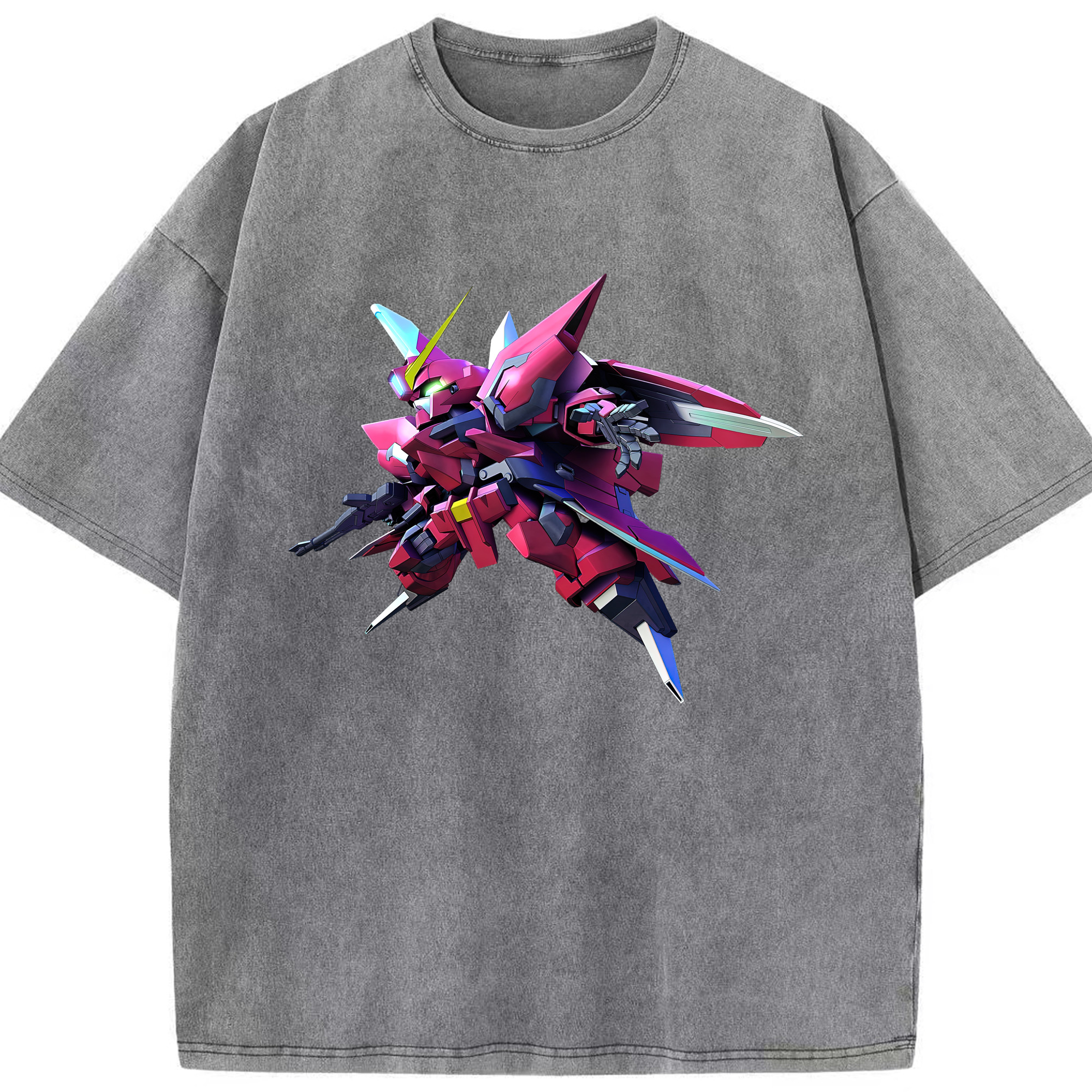 （画像用） 機動戦士ガンダム Mobile Suit Gundam 綿100% ヴィンテージ風 半袖Tシャツ（フロントプリント）