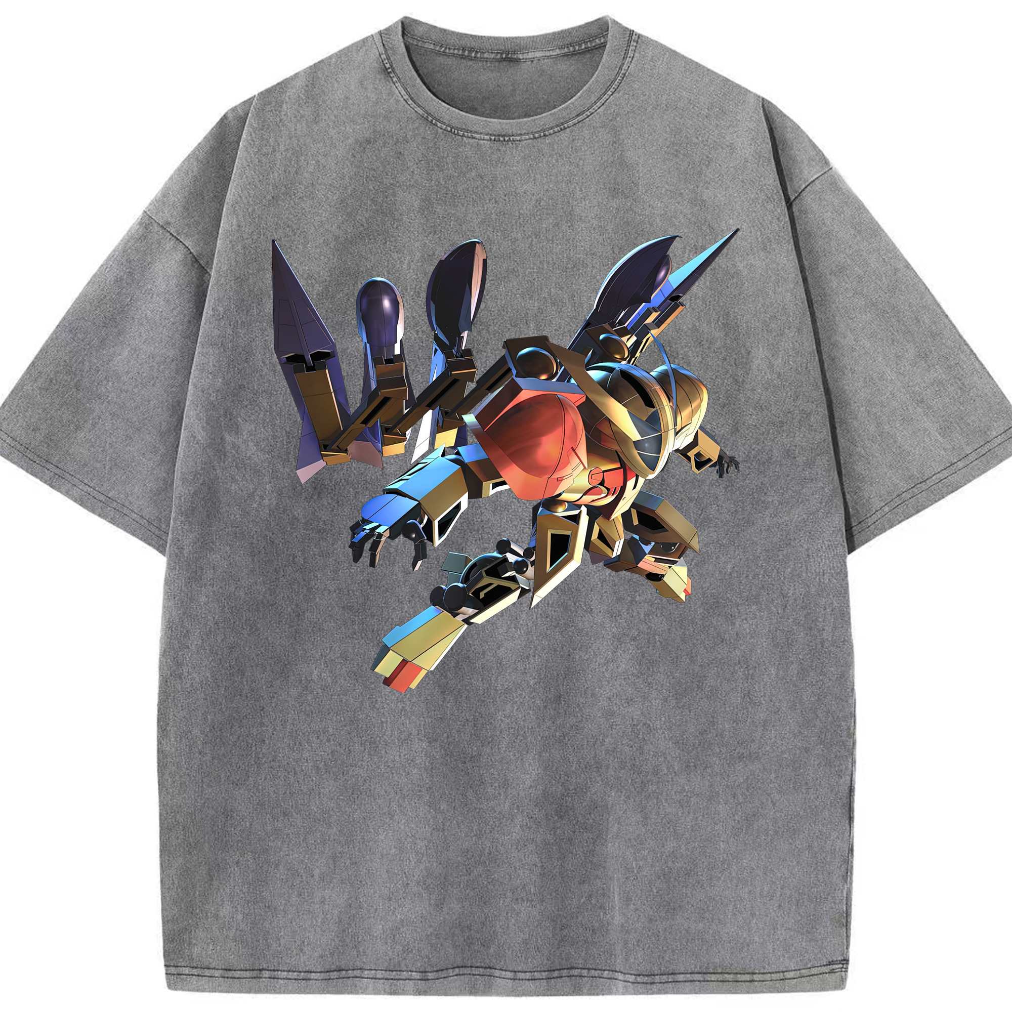 （画像用） 機動戦士ガンダム Mobile Suit Gundam 綿100% ヴィンテージ風 半袖Tシャツ（フロントプリント）
