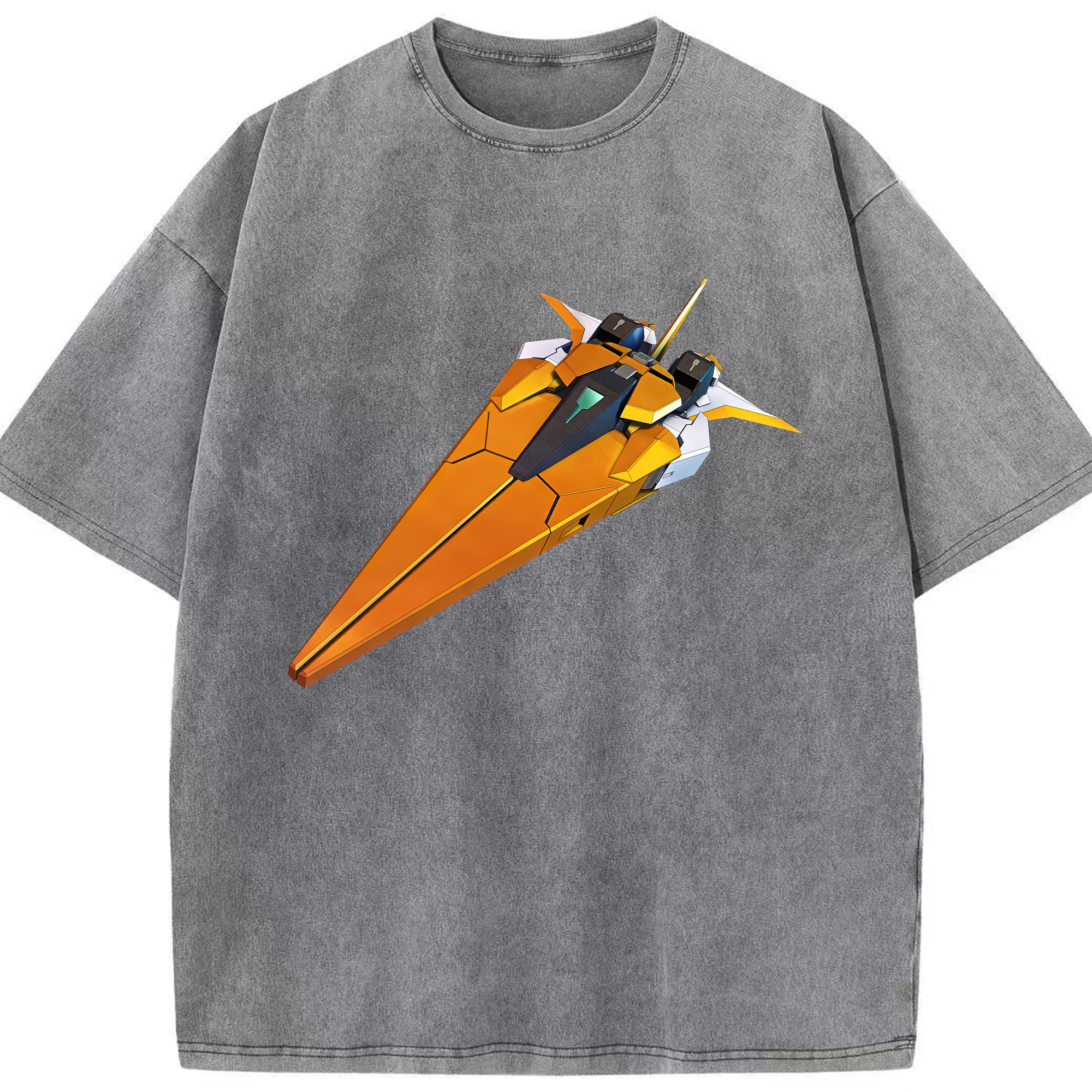 （画像用） 機動戦士ガンダム Mobile Suit Gundam 綿100% ヴィンテージ風 半袖Tシャツ（フロントプリント）