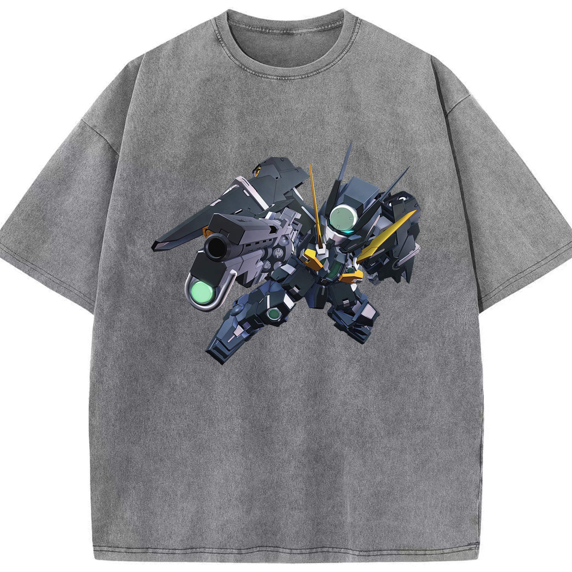 （画像用） 機動戦士ガンダム Mobile Suit Gundam 綿100% ヴィンテージ風 半袖Tシャツ（フロントプリント）