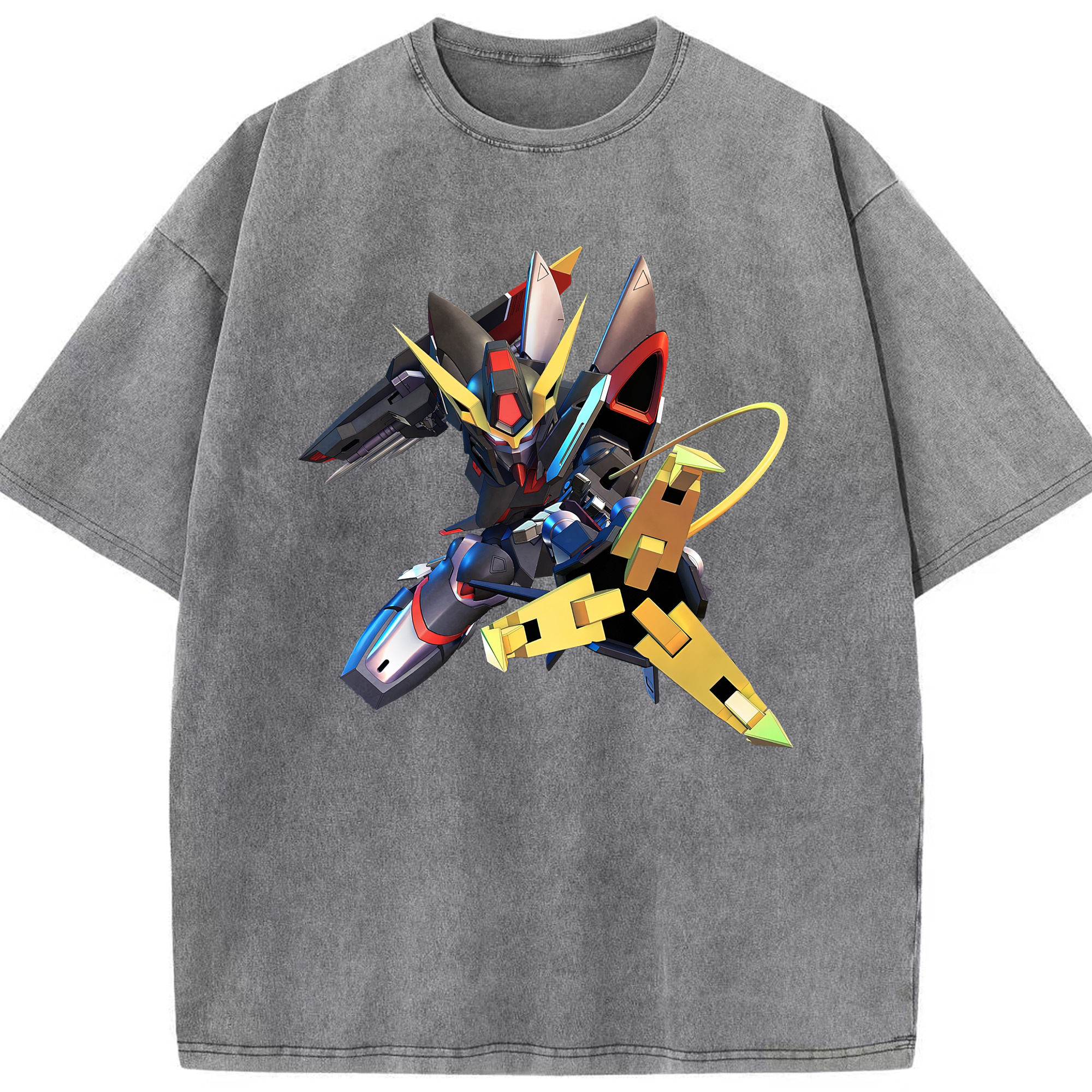 （画像用） 機動戦士ガンダム Mobile Suit Gundam 綿100% ヴィンテージ風 半袖Tシャツ（フロントプリント）
