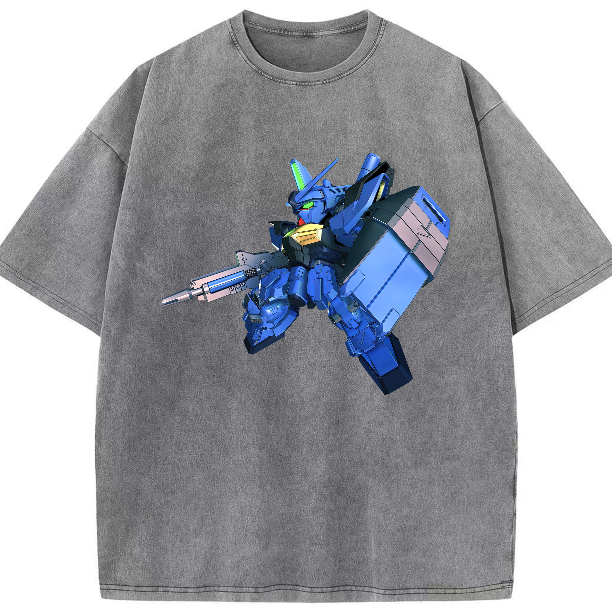 （画像用） 機動戦士ガンダム Mobile Suit Gundam 綿100% ヴィンテージ風 半袖Tシャツ（フロントプリント）