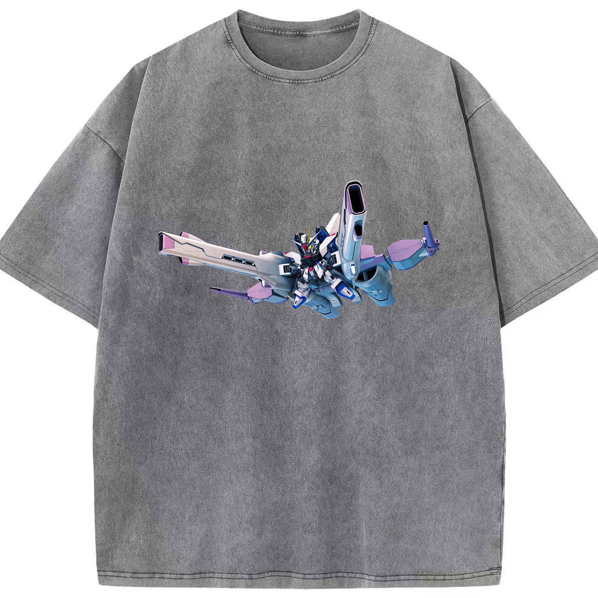 （画像用） 機動戦士ガンダム Mobile Suit Gundam 綿100% ヴィンテージ風 半袖Tシャツ（フロントプリント）