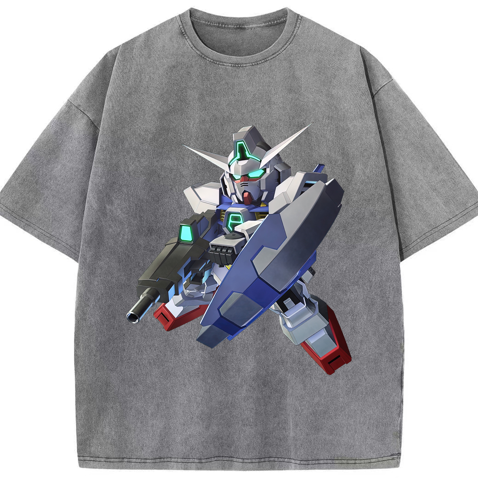 （画像用） 機動戦士ガンダム Mobile Suit Gundam 綿100% ヴィンテージ風 半袖Tシャツ（フロントプリント）