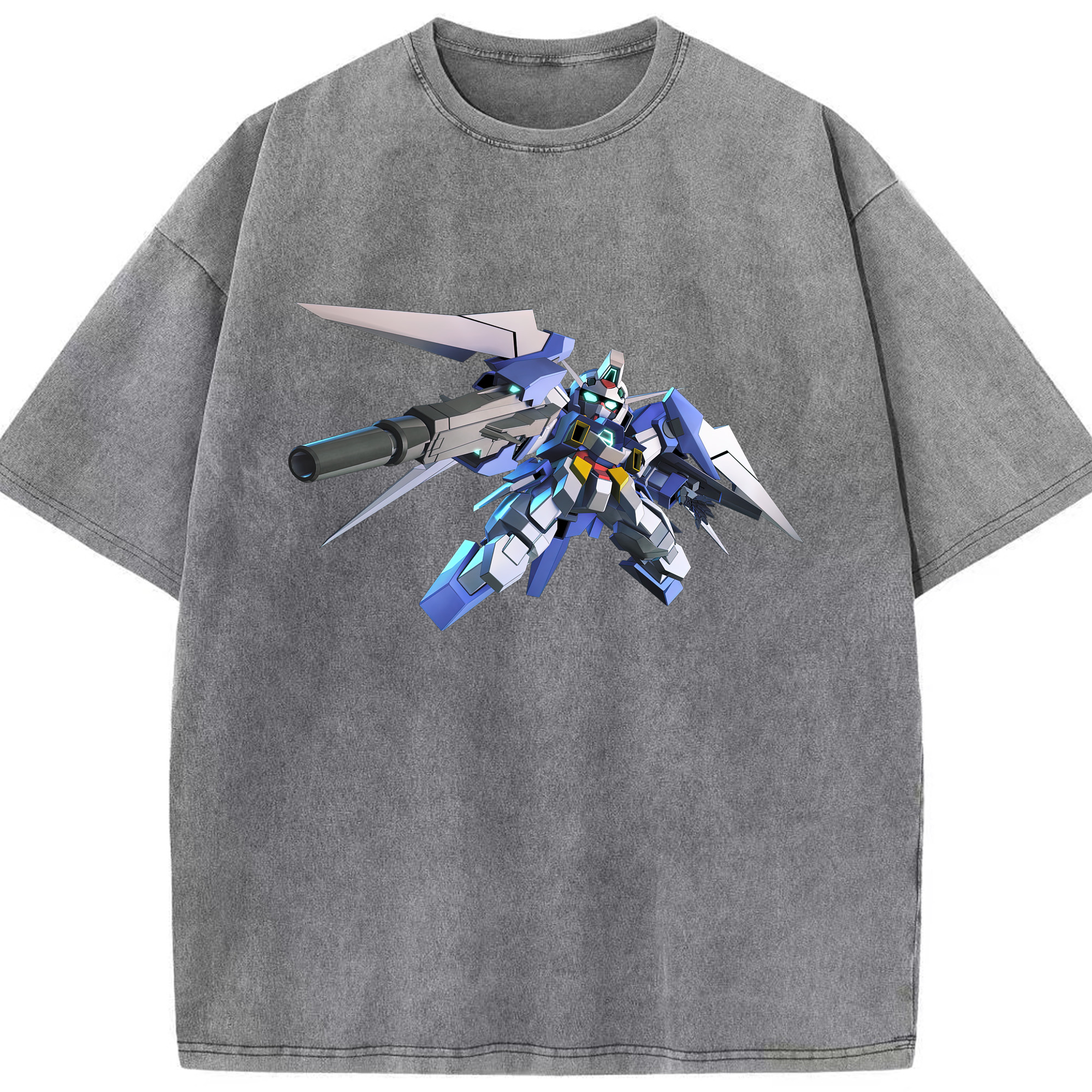 （画像用） 機動戦士ガンダム Mobile Suit Gundam 綿100% ヴィンテージ風 半袖Tシャツ（フロントプリント）
