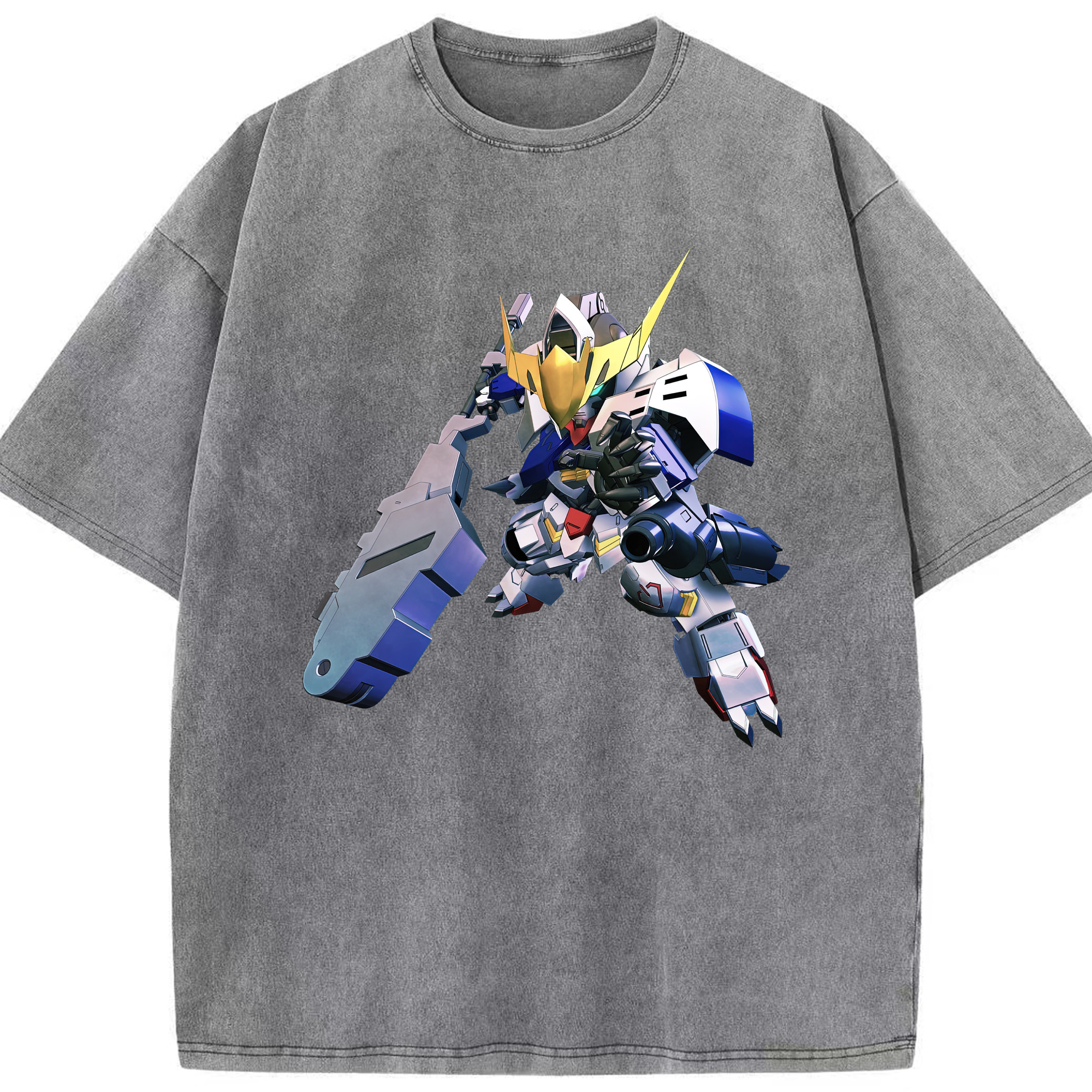 （画像用） 機動戦士ガンダム Mobile Suit Gundam 綿100% ヴィンテージ風 半袖Tシャツ（フロントプリント）