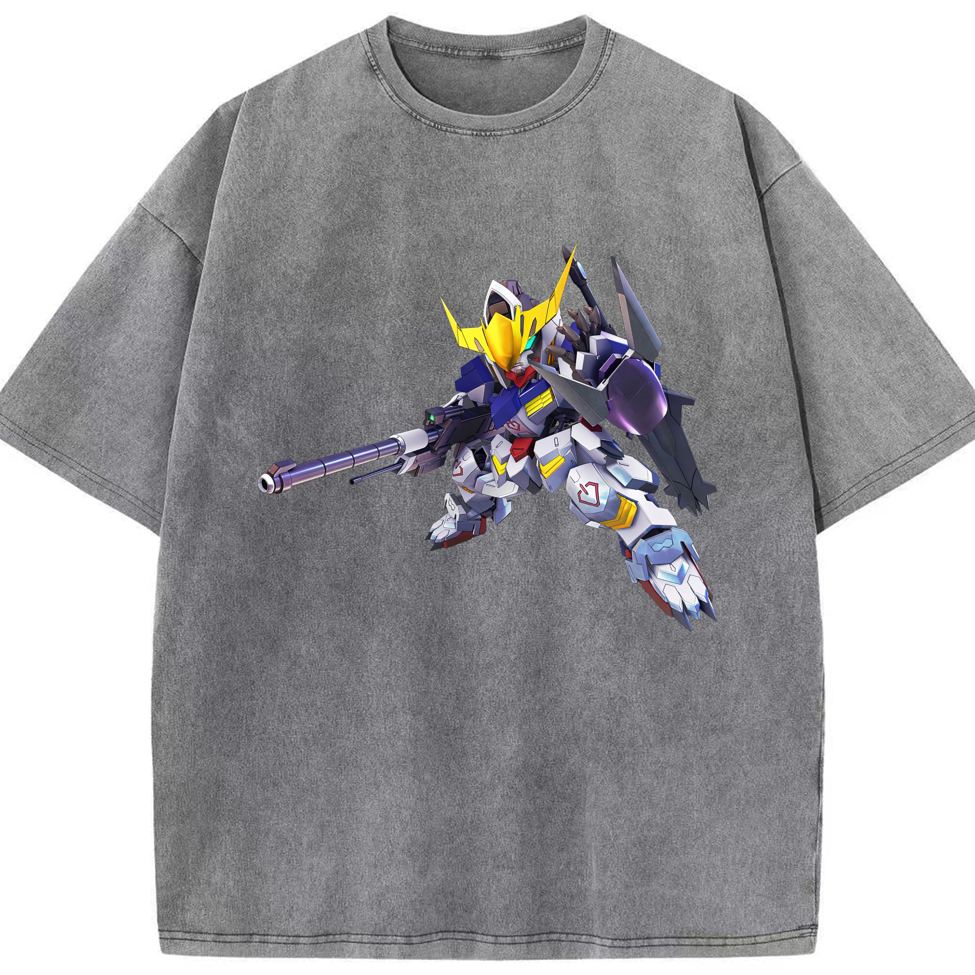 （画像用） 機動戦士ガンダム Mobile Suit Gundam 綿100% ヴィンテージ風 半袖Tシャツ（フロントプリント）