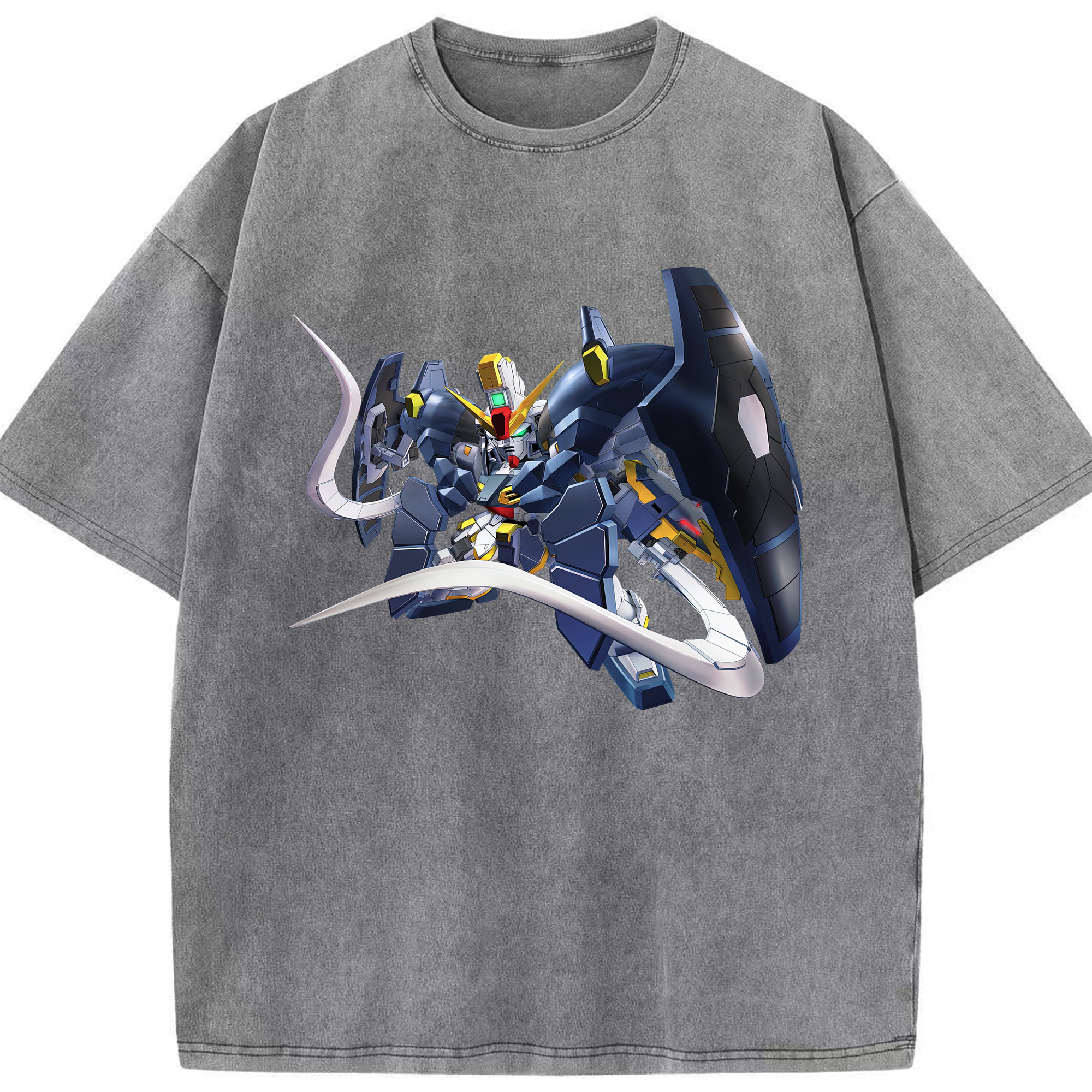 （画像用） 機動戦士ガンダム Mobile Suit Gundam 綿100% ヴィンテージ風 半袖Tシャツ（フロントプリント）