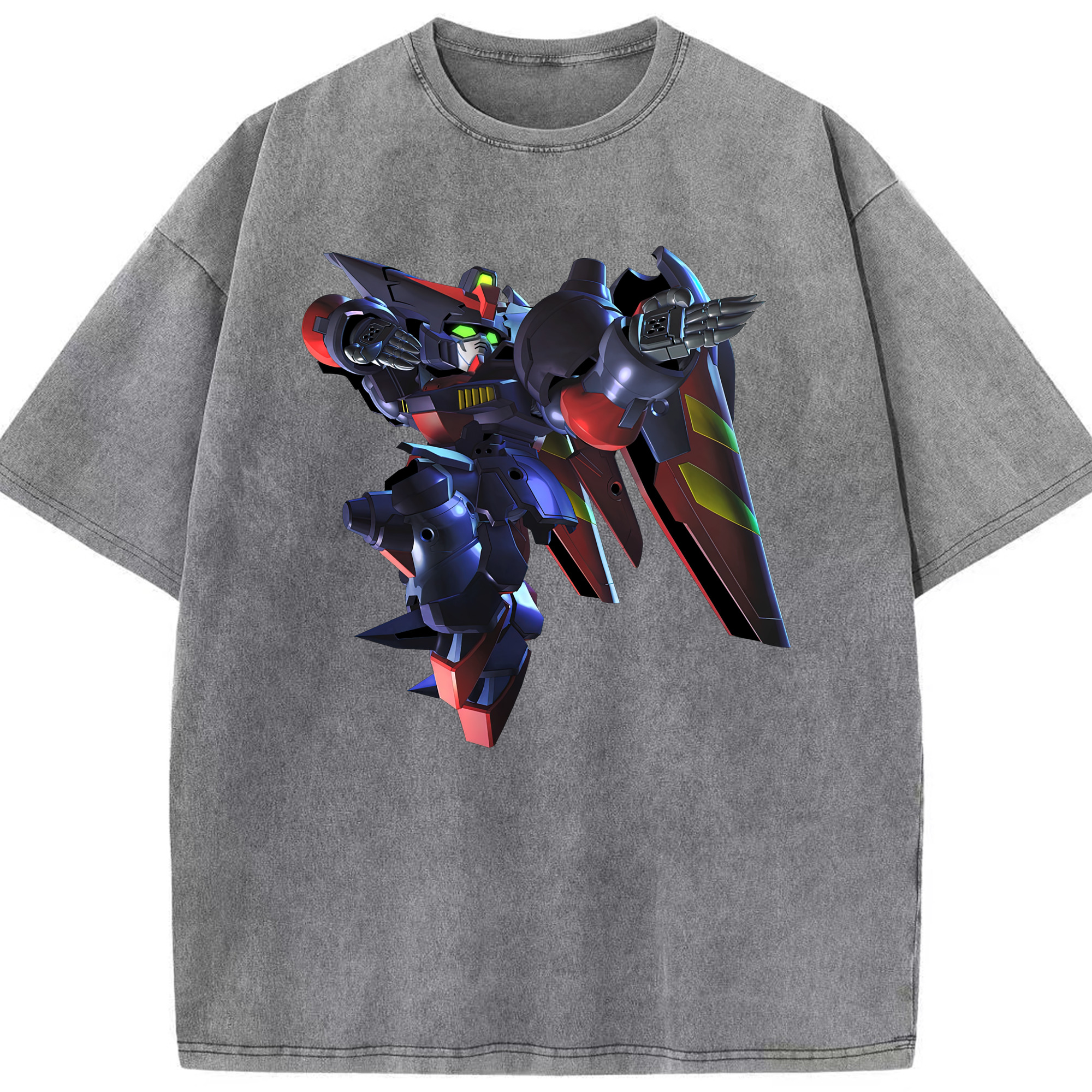 （画像用） 機動戦士ガンダム Mobile Suit Gundam 綿100% ヴィンテージ風 半袖Tシャツ（フロントプリント）