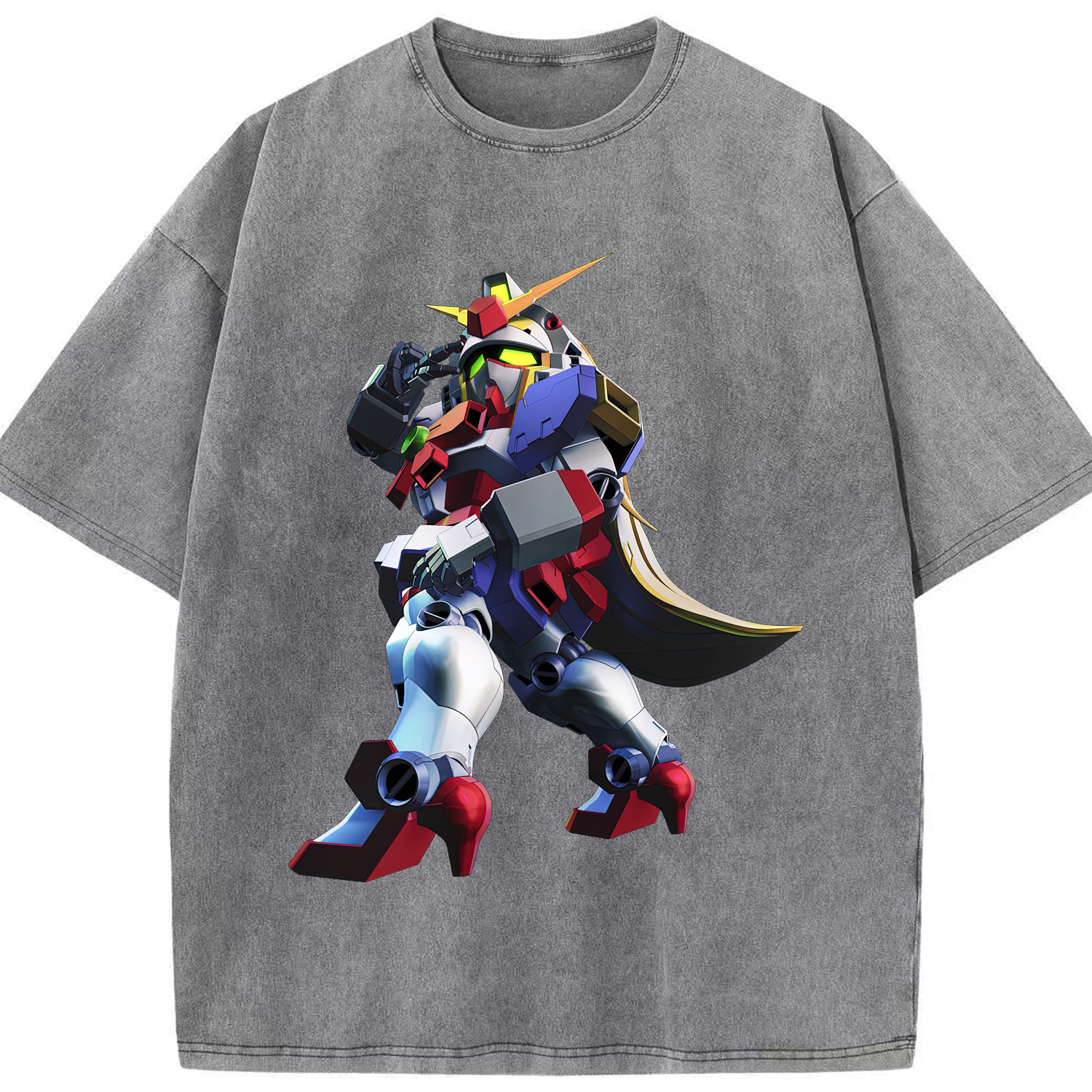 （画像用） 機動戦士ガンダム Mobile Suit Gundam 綿100% ヴィンテージ風 半袖Tシャツ（フロントプリント）