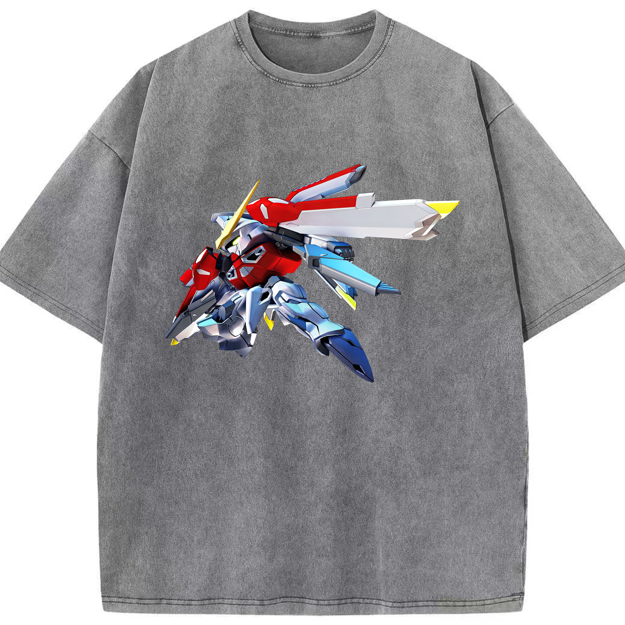 （画像用） 機動戦士ガンダム Mobile Suit Gundam 綿100% ヴィンテージ風 半袖Tシャツ（フロントプリント）