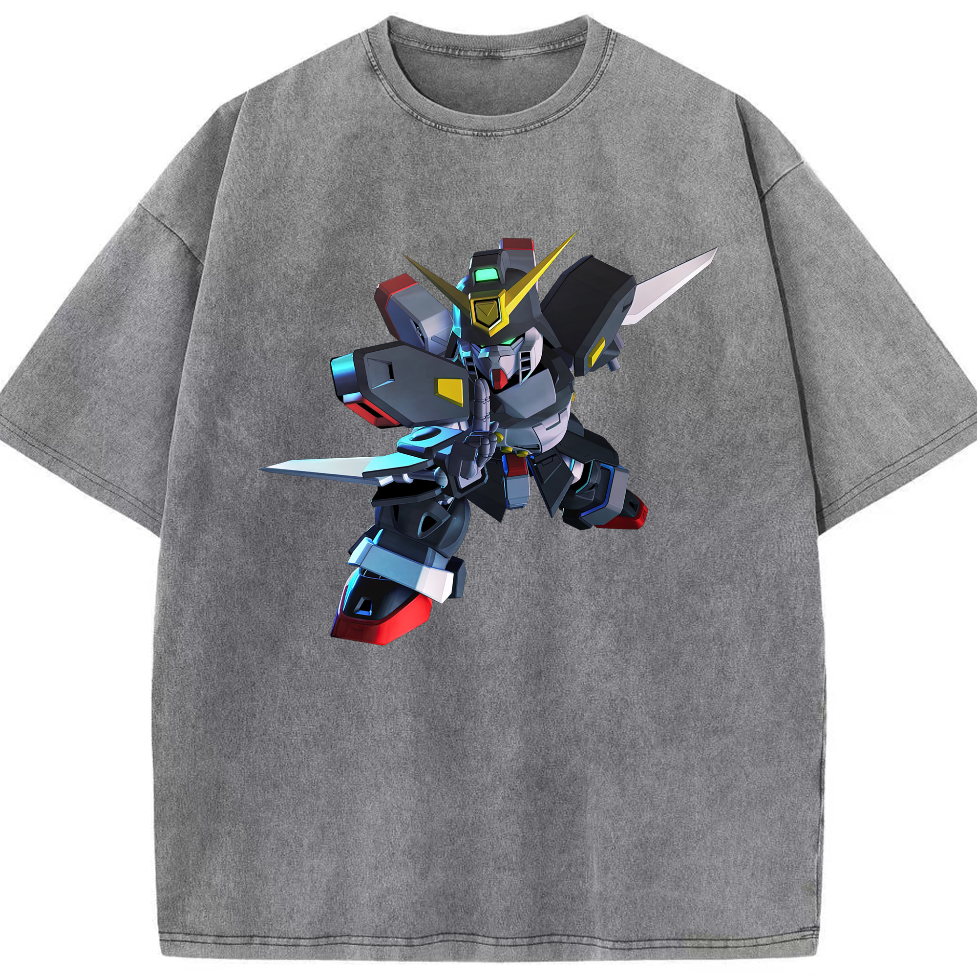 （画像用） 機動戦士ガンダム Mobile Suit Gundam 綿100% ヴィンテージ風 半袖Tシャツ（フロントプリント）