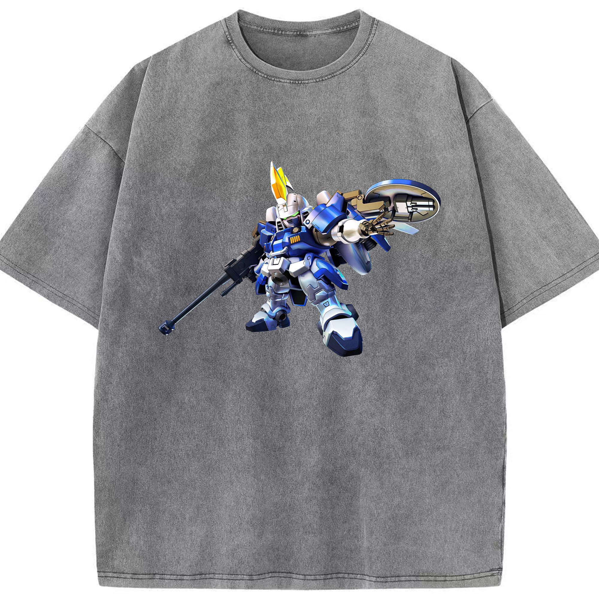 （画像用） 機動戦士ガンダム Mobile Suit Gundam 綿100% ヴィンテージ風 半袖Tシャツ（フロントプリント）