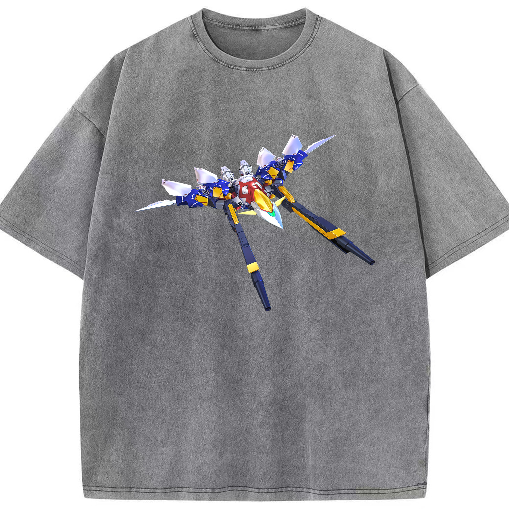 （画像用） 機動戦士ガンダム Mobile Suit Gundam 綿100% ヴィンテージ風 半袖Tシャツ（フロントプリント）