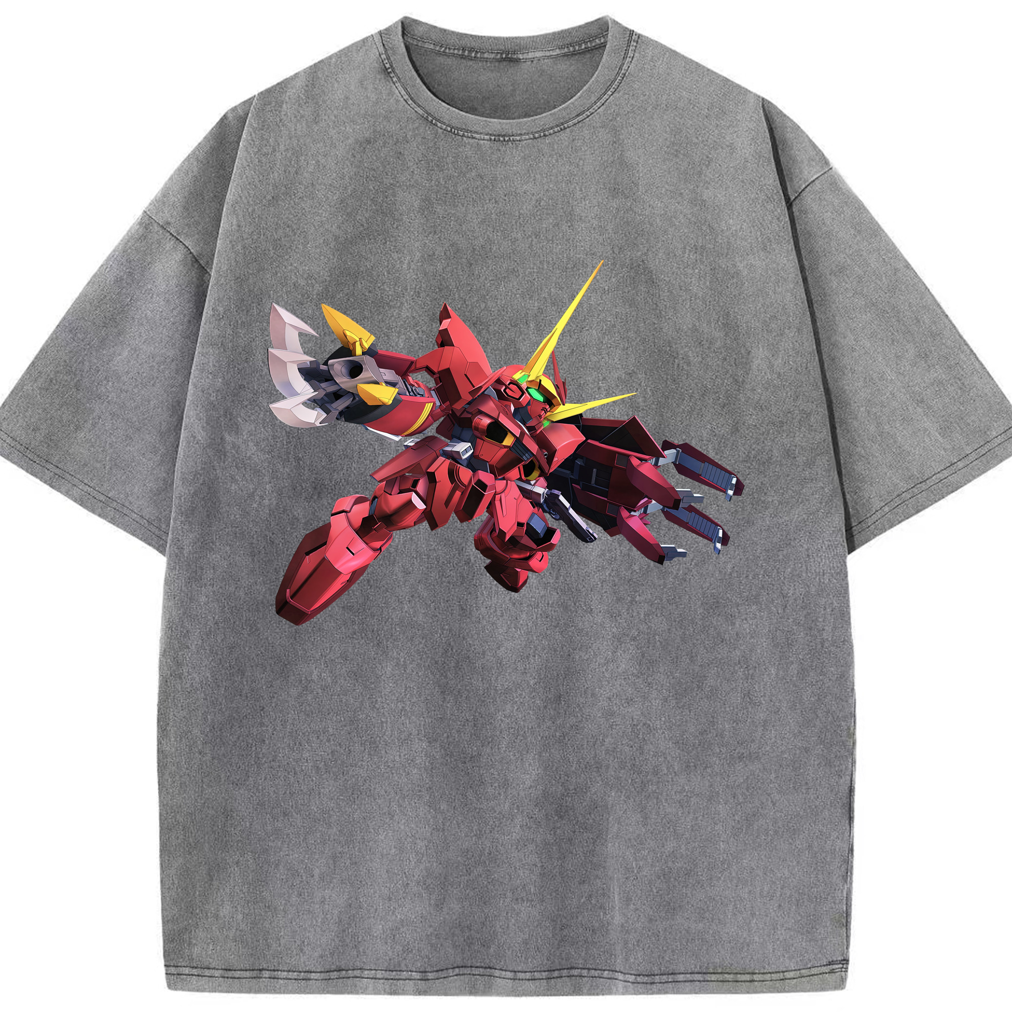 （画像用） 機動戦士ガンダム Mobile Suit Gundam 綿100% ヴィンテージ風 半袖Tシャツ（フロントプリント）