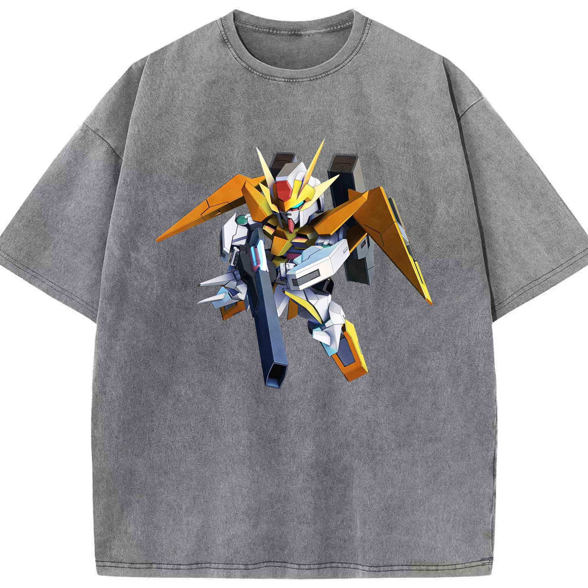 （画像用） 機動戦士ガンダム Mobile Suit Gundam 綿100% ヴィンテージ風 半袖Tシャツ（フロントプリント）