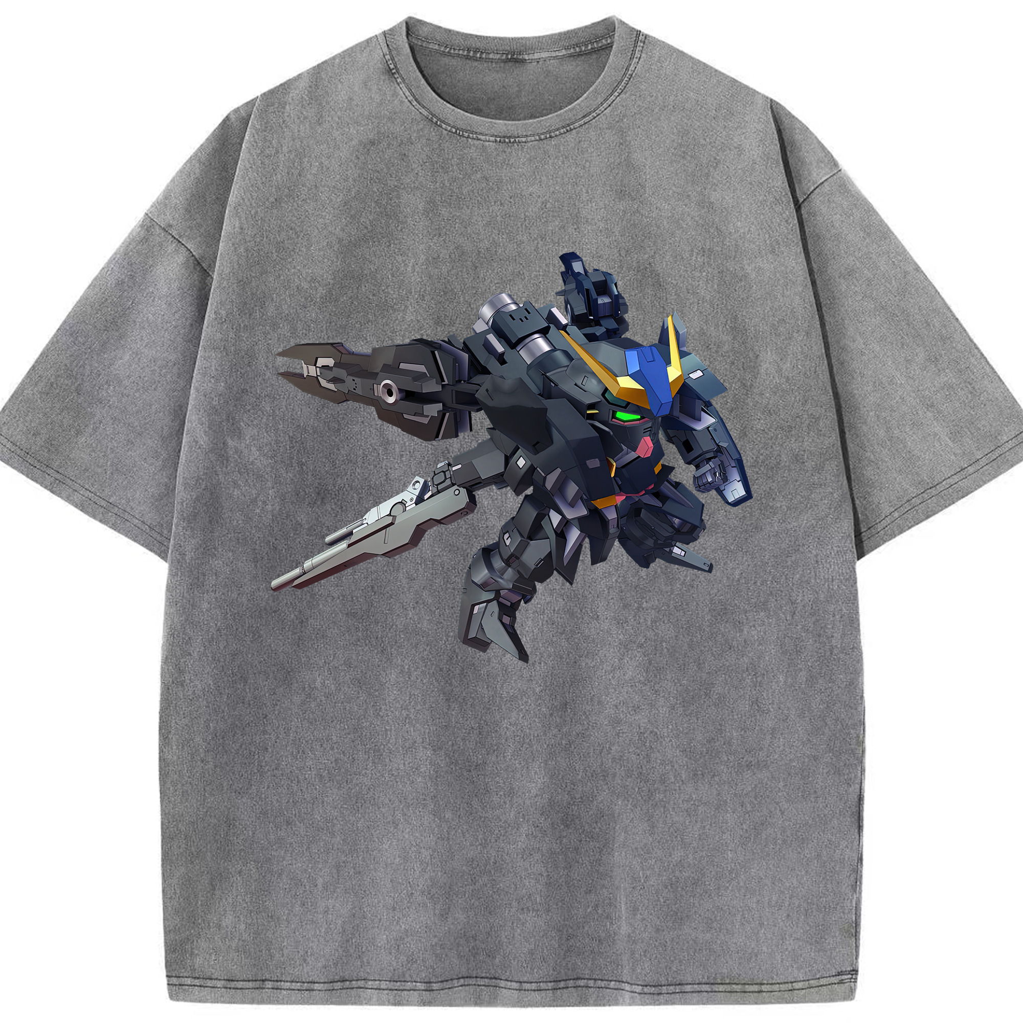 （画像用） 機動戦士ガンダム Mobile Suit Gundam 綿100% ヴィンテージ風 半袖Tシャツ（フロントプリント）