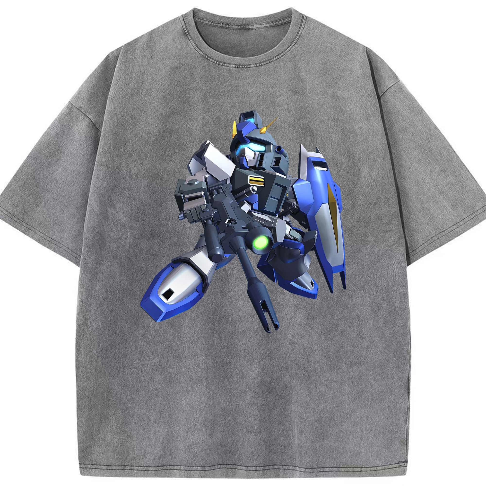 （画像用） 機動戦士ガンダム Mobile Suit Gundam 綿100% ヴィンテージ風 半袖Tシャツ（フロントプリント）
