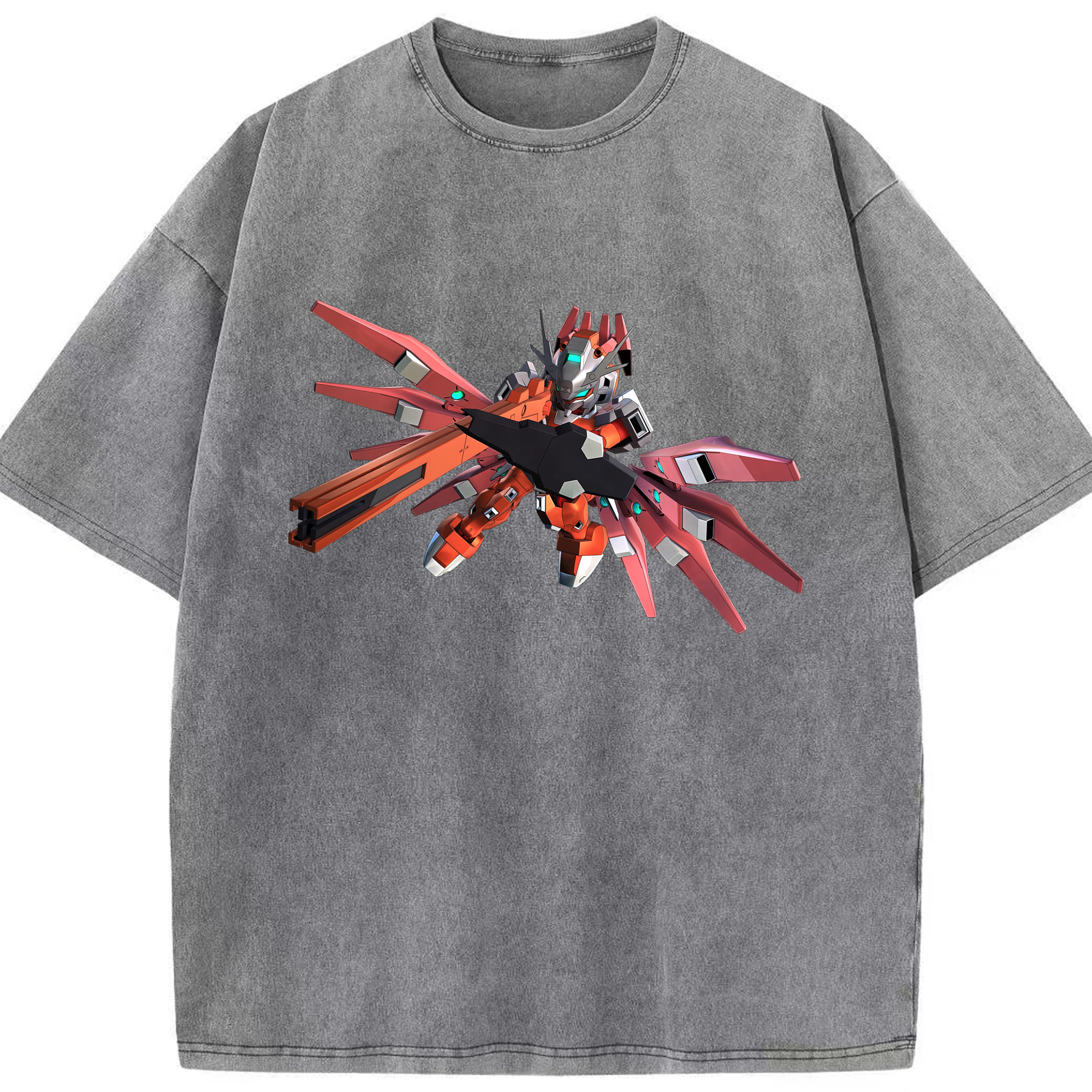 （画像用） 機動戦士ガンダム Mobile Suit Gundam 綿100% ヴィンテージ風 半袖Tシャツ（フロントプリント）
