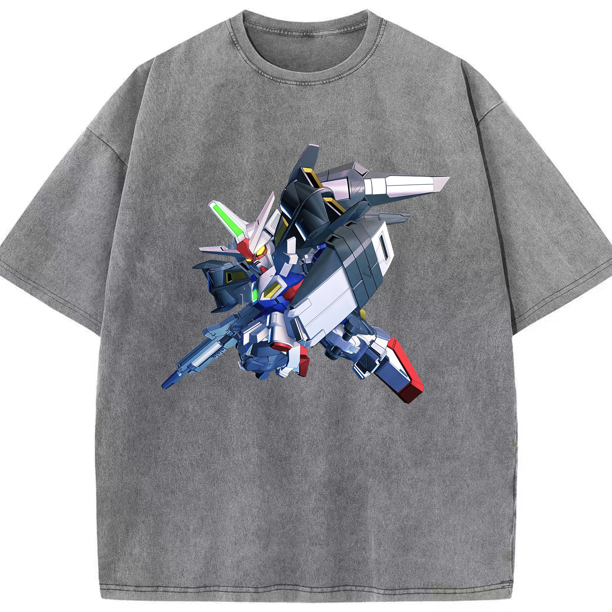 （画像用） 機動戦士ガンダム Mobile Suit Gundam 綿100% ヴィンテージ風 半袖Tシャツ（フロントプリント）