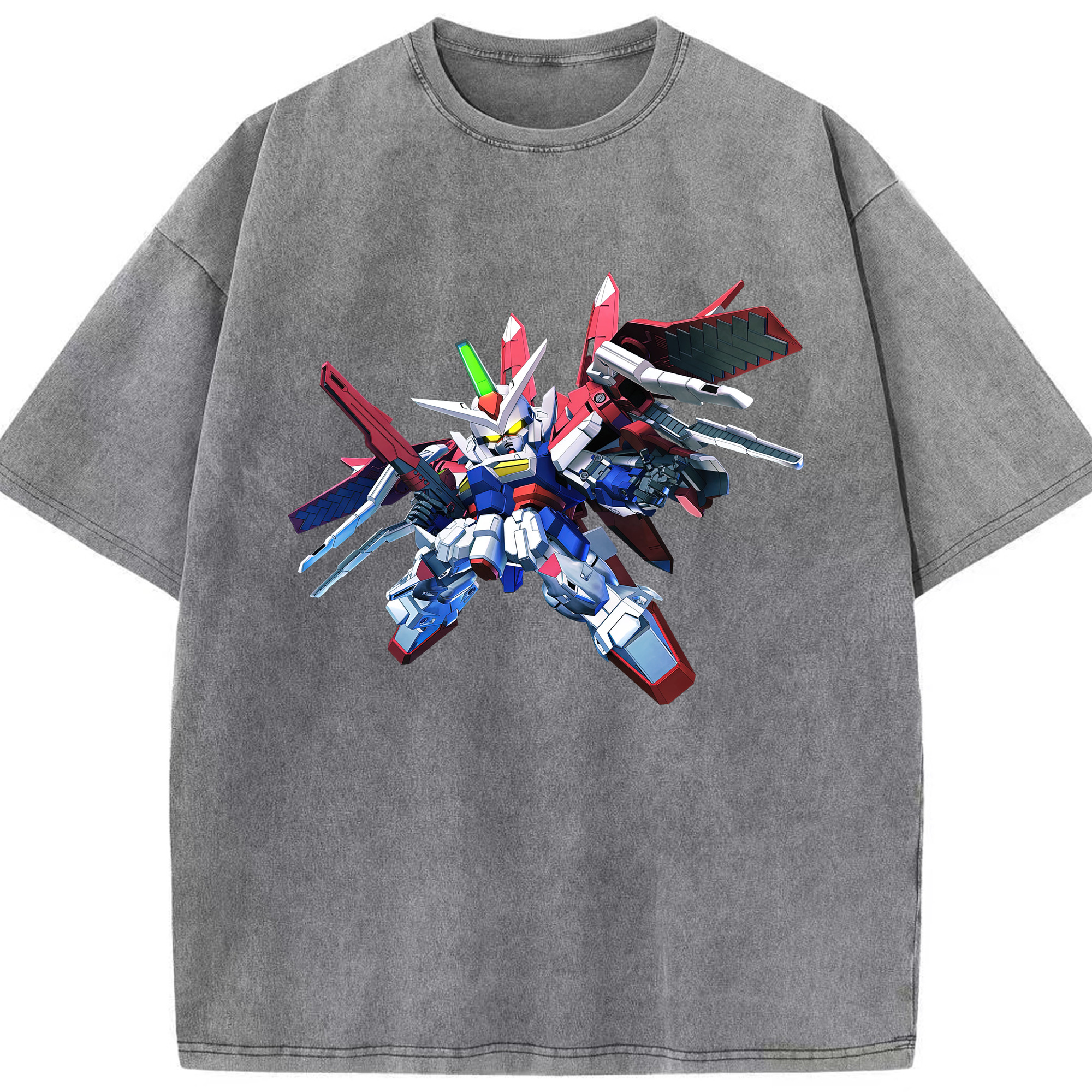 （画像用） 機動戦士ガンダム Mobile Suit Gundam 綿100% ヴィンテージ風 半袖Tシャツ（フロントプリント）