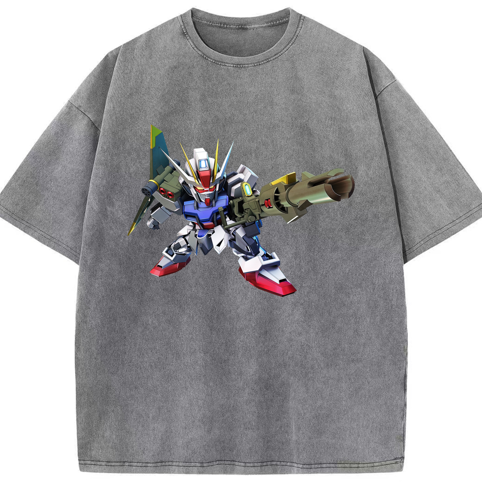 （画像用） 機動戦士ガンダム Mobile Suit Gundam 綿100% ヴィンテージ風 半袖Tシャツ（フロントプリント）