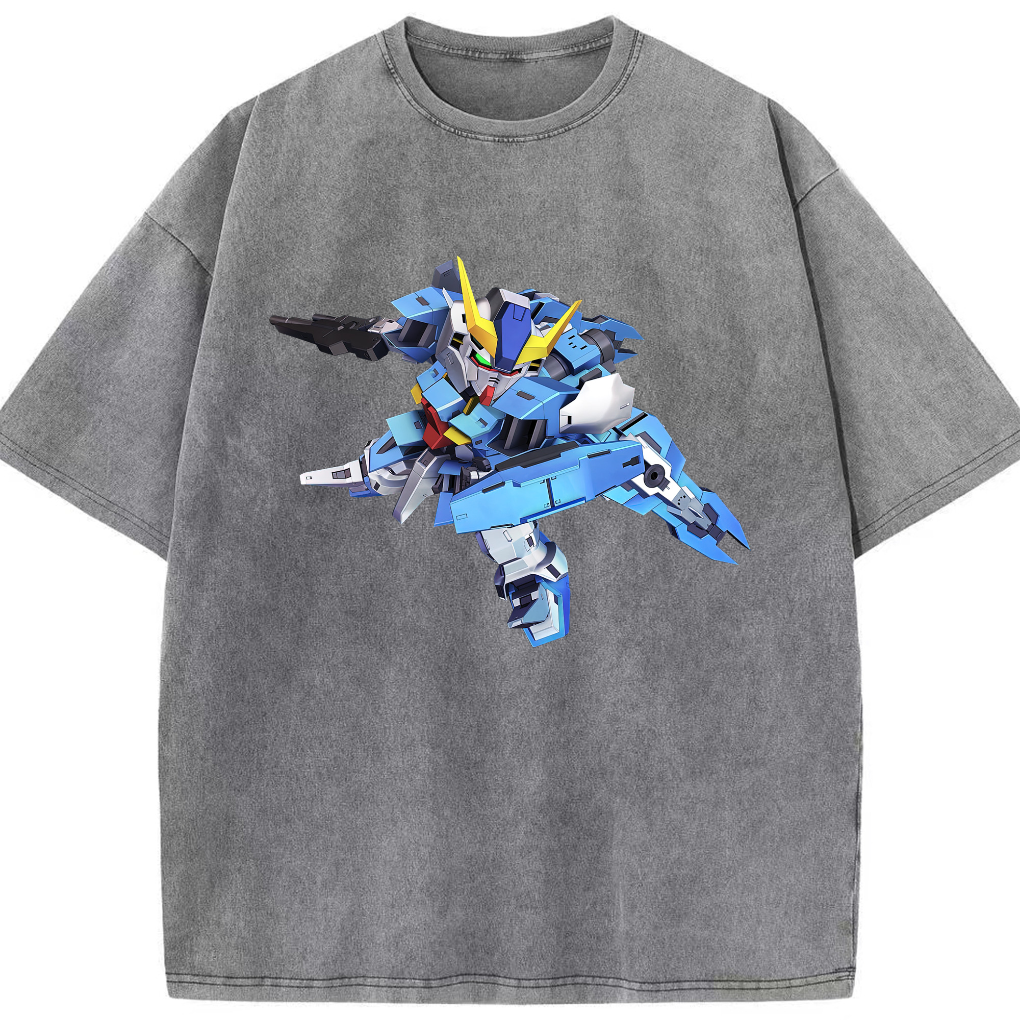 （画像用） 機動戦士ガンダム Mobile Suit Gundam 綿100% ヴィンテージ風 半袖Tシャツ（フロントプリント）