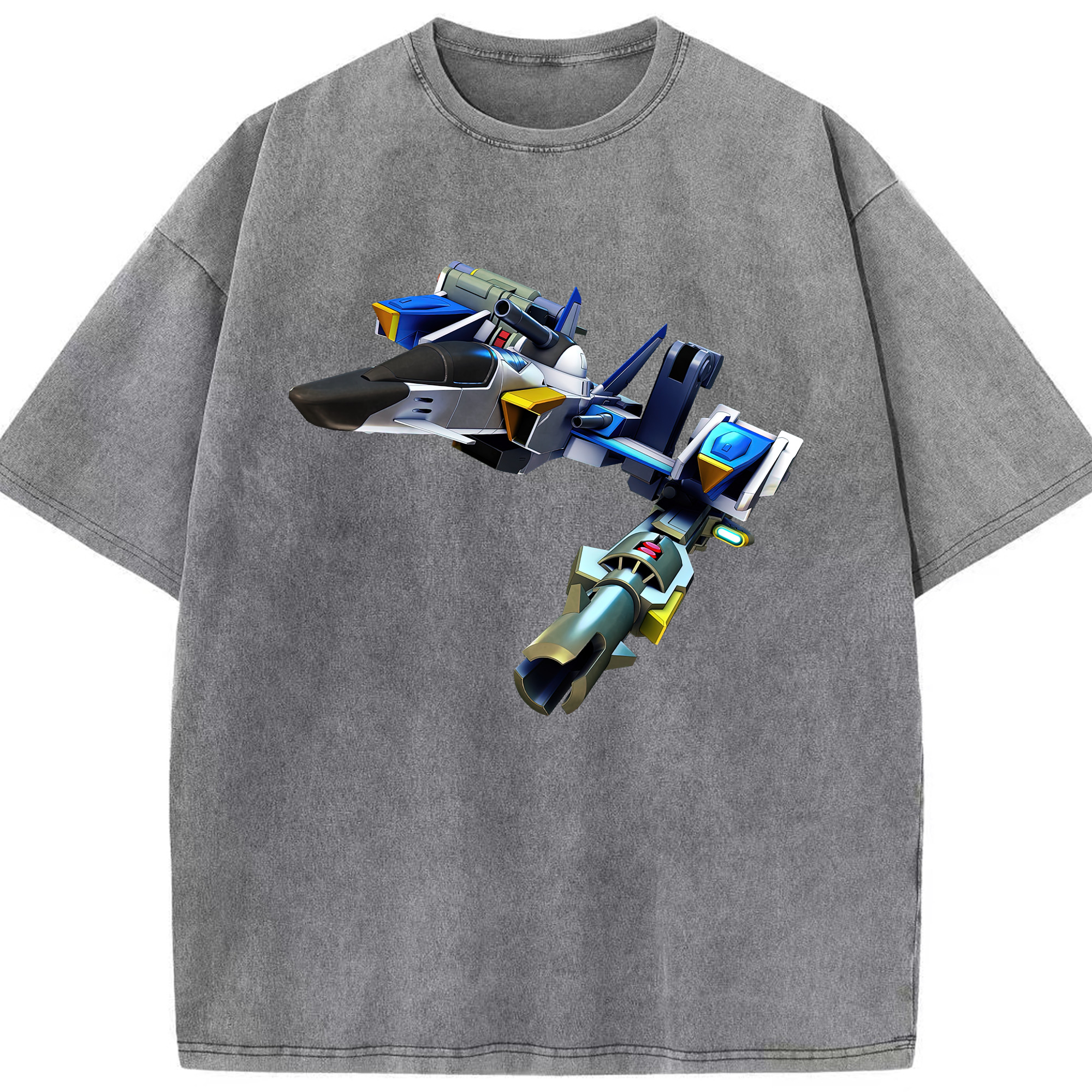 （画像用） 機動戦士ガンダム Mobile Suit Gundam 綿100% ヴィンテージ風 半袖Tシャツ（フロントプリント）