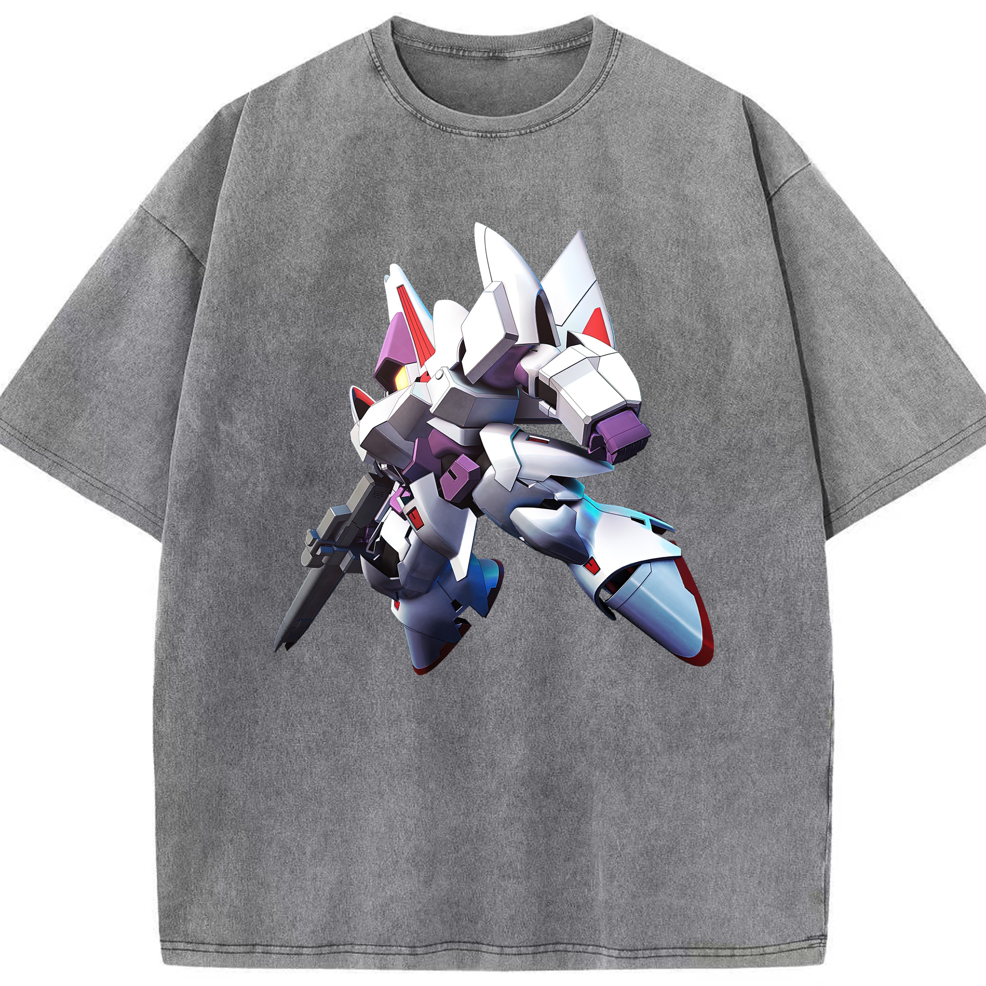 （画像用） 機動戦士ガンダム Mobile Suit Gundam 綿100% ヴィンテージ風 半袖Tシャツ（フロントプリント）