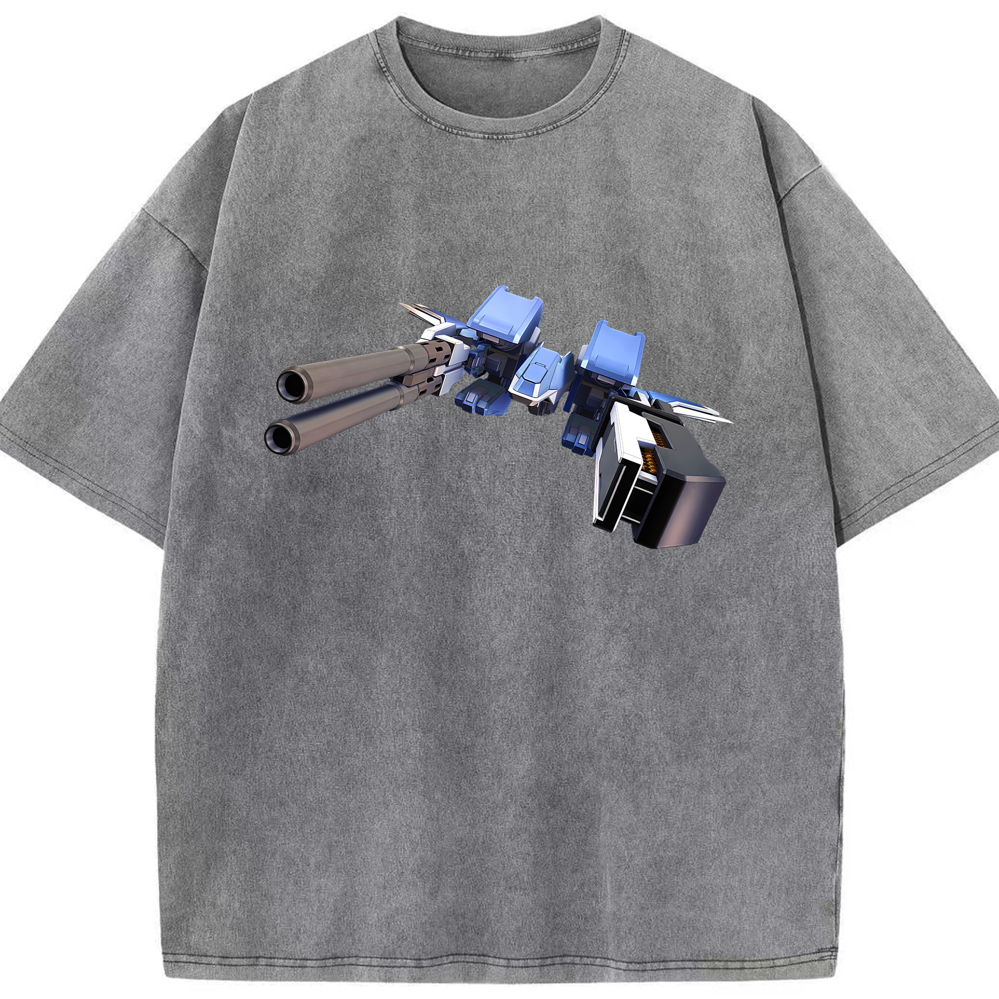 （画像用） 機動戦士ガンダム Mobile Suit Gundam 綿100% ヴィンテージ風 半袖Tシャツ（フロントプリント）