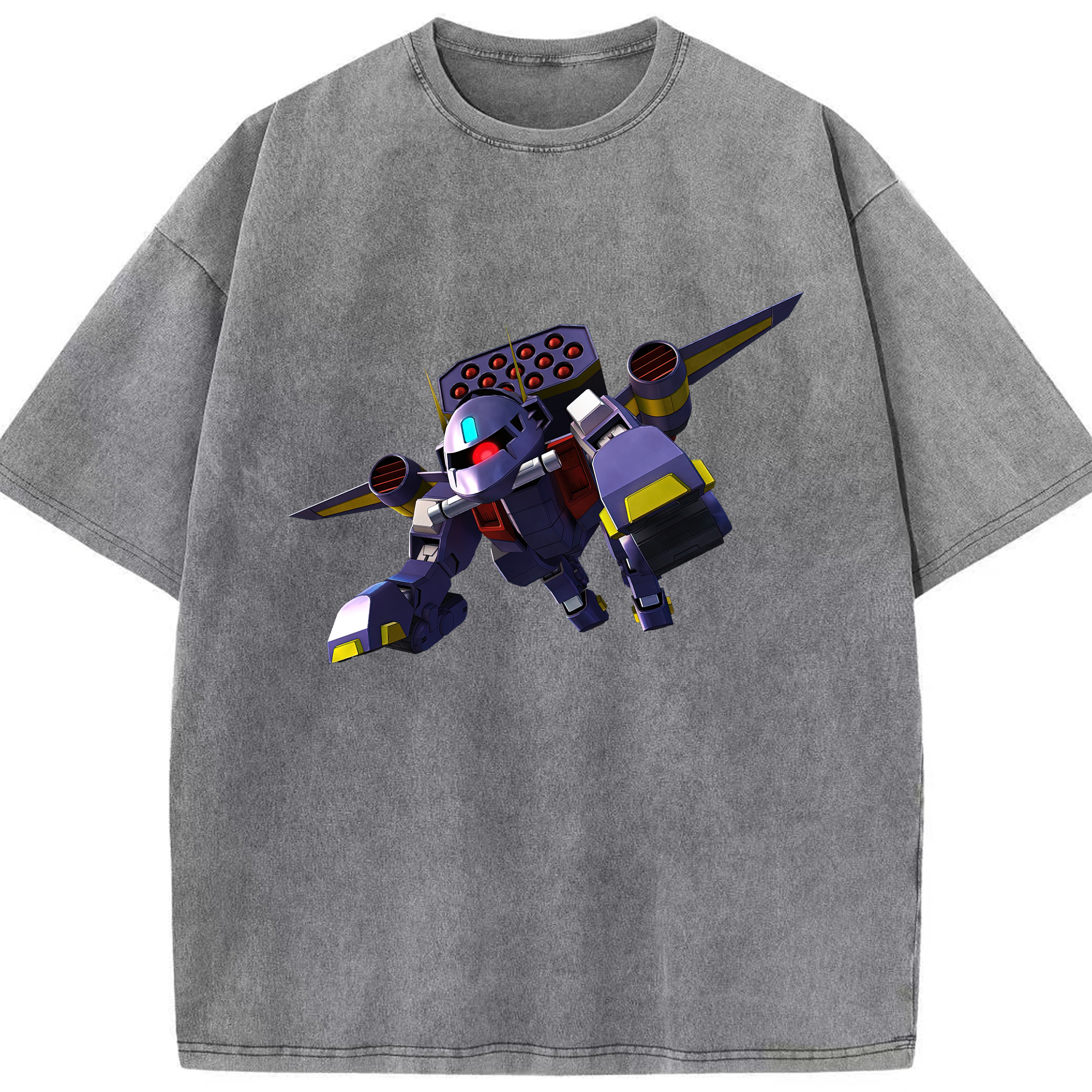 （画像用） 機動戦士ガンダム Mobile Suit Gundam 綿100% ヴィンテージ風 半袖Tシャツ（フロントプリント）