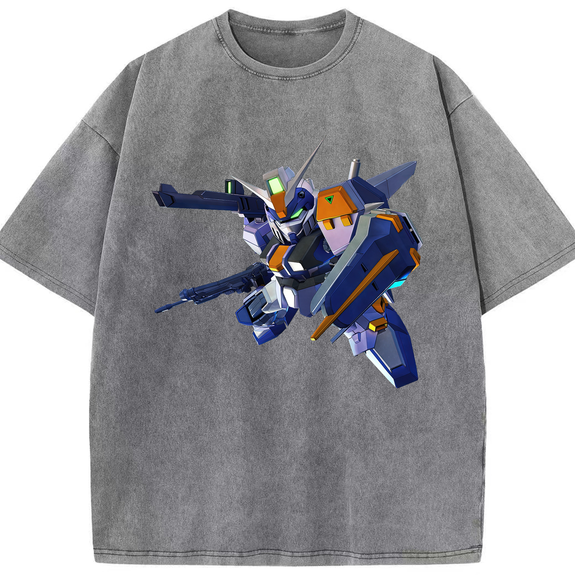 （画像用） 機動戦士ガンダム Mobile Suit Gundam 綿100% ヴィンテージ風 半袖Tシャツ（フロントプリント）