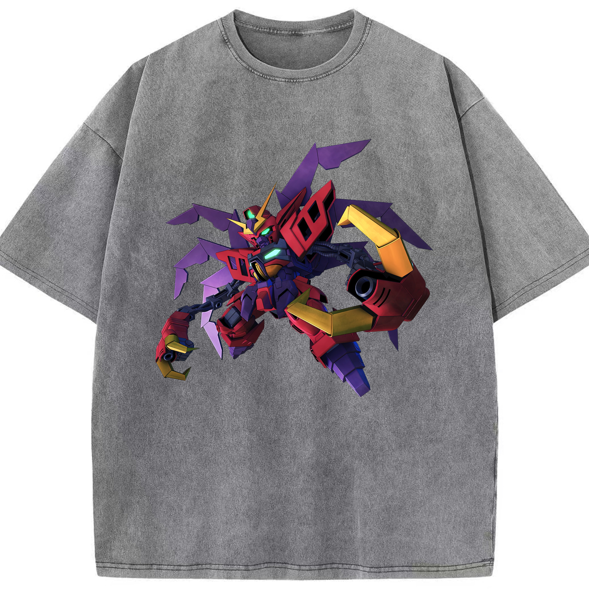 （画像用） 機動戦士ガンダム Mobile Suit Gundam 綿100% ヴィンテージ風 半袖Tシャツ（フロントプリント）