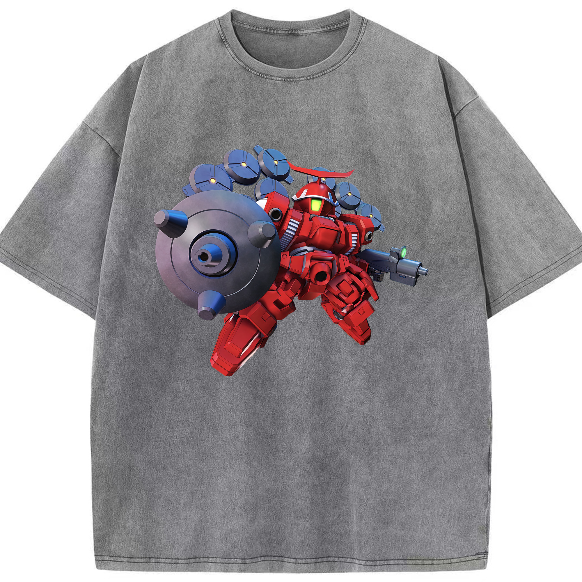 （画像用） 機動戦士ガンダム Mobile Suit Gundam 綿100% ヴィンテージ風 半袖Tシャツ（フロントプリント）