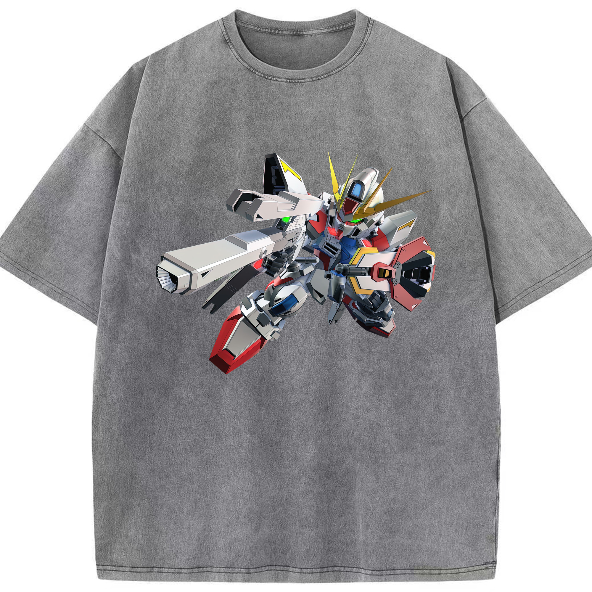 （画像用） 機動戦士ガンダム Mobile Suit Gundam 綿100% ヴィンテージ風 半袖Tシャツ（フロントプリント）