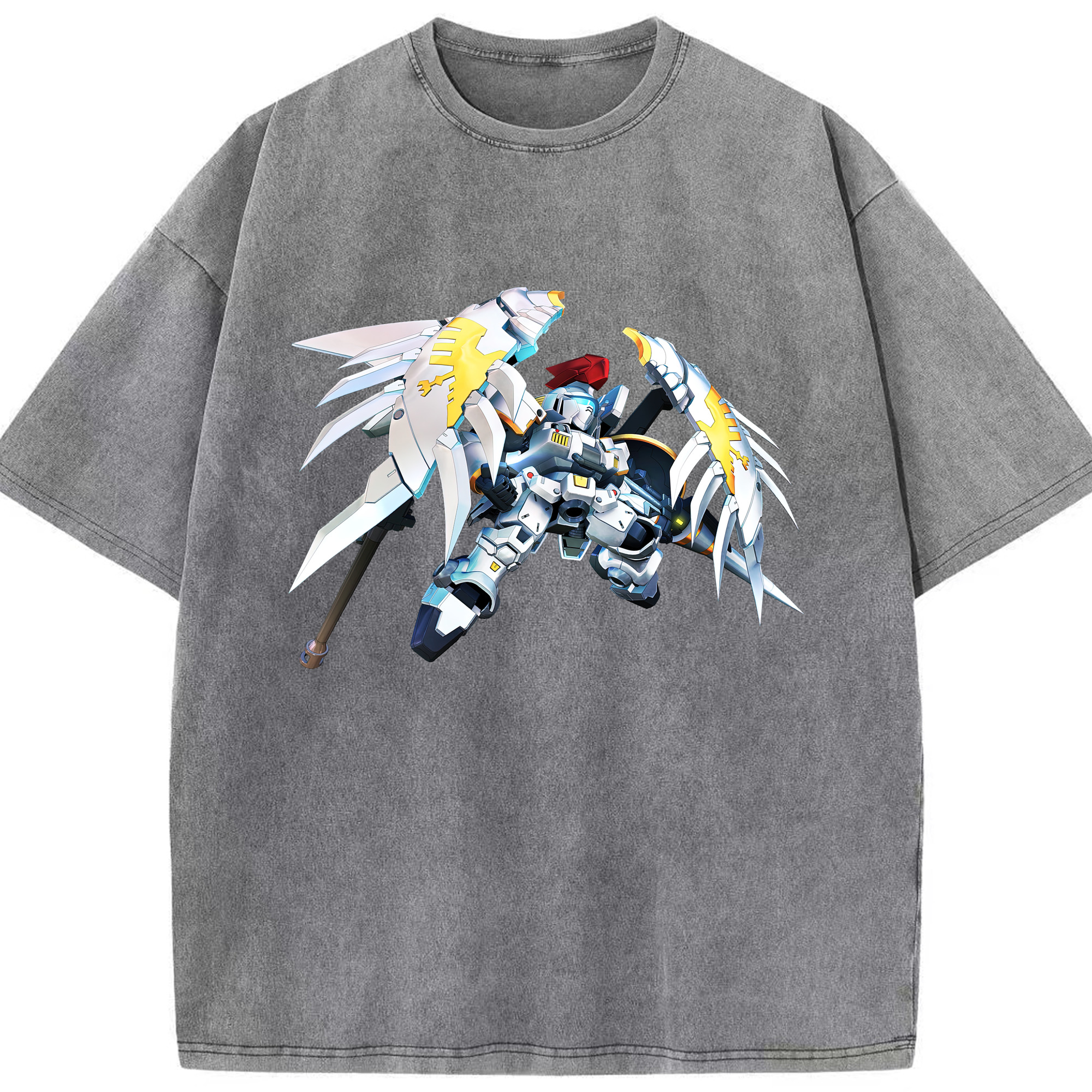 （画像用） 機動戦士ガンダム Mobile Suit Gundam 綿100% ヴィンテージ風 半袖Tシャツ（フロントプリント）