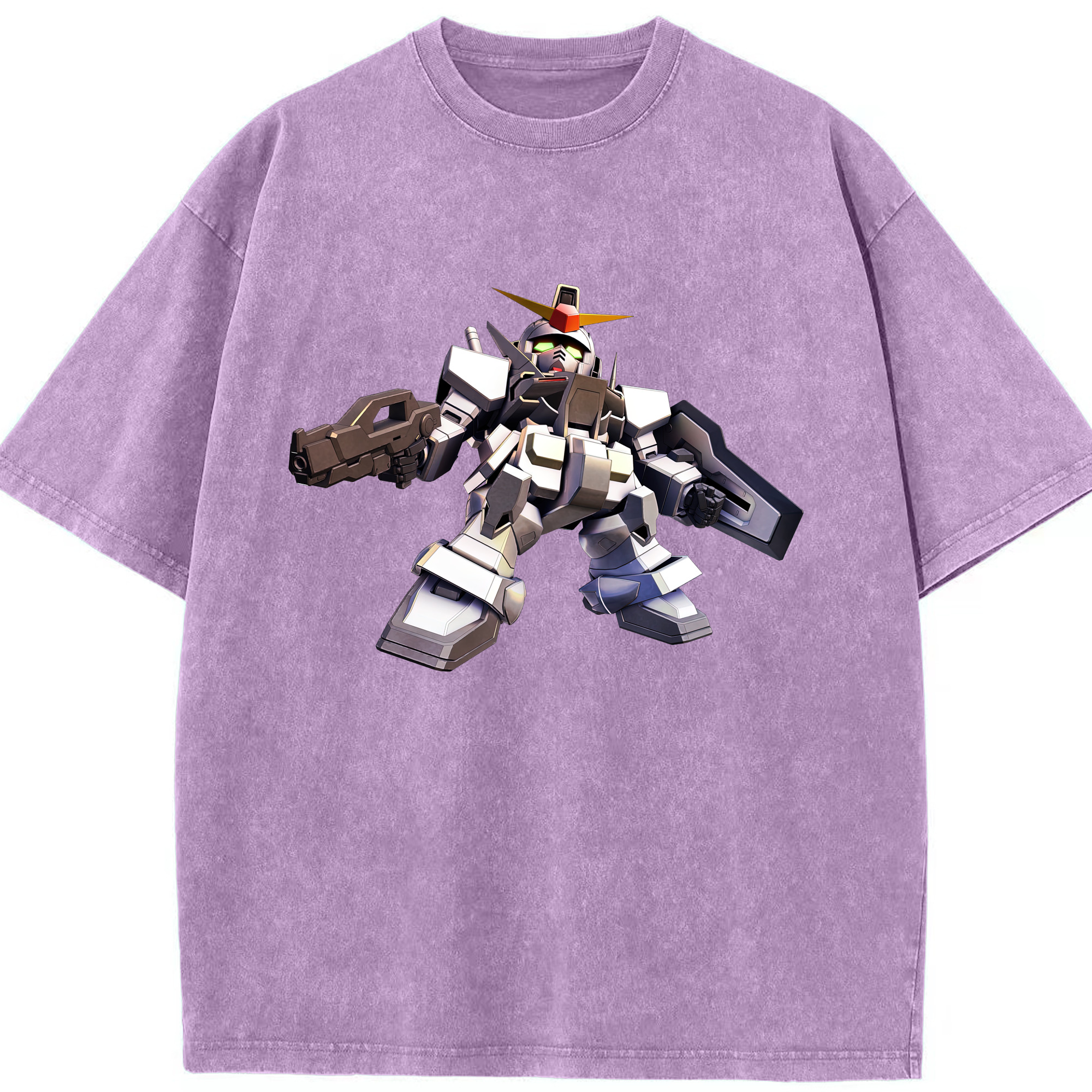 （画像用） 機動戦士ガンダム Mobile Suit Gundam 綿100% ヴィンテージ風 半袖Tシャツ（フロントプリント）