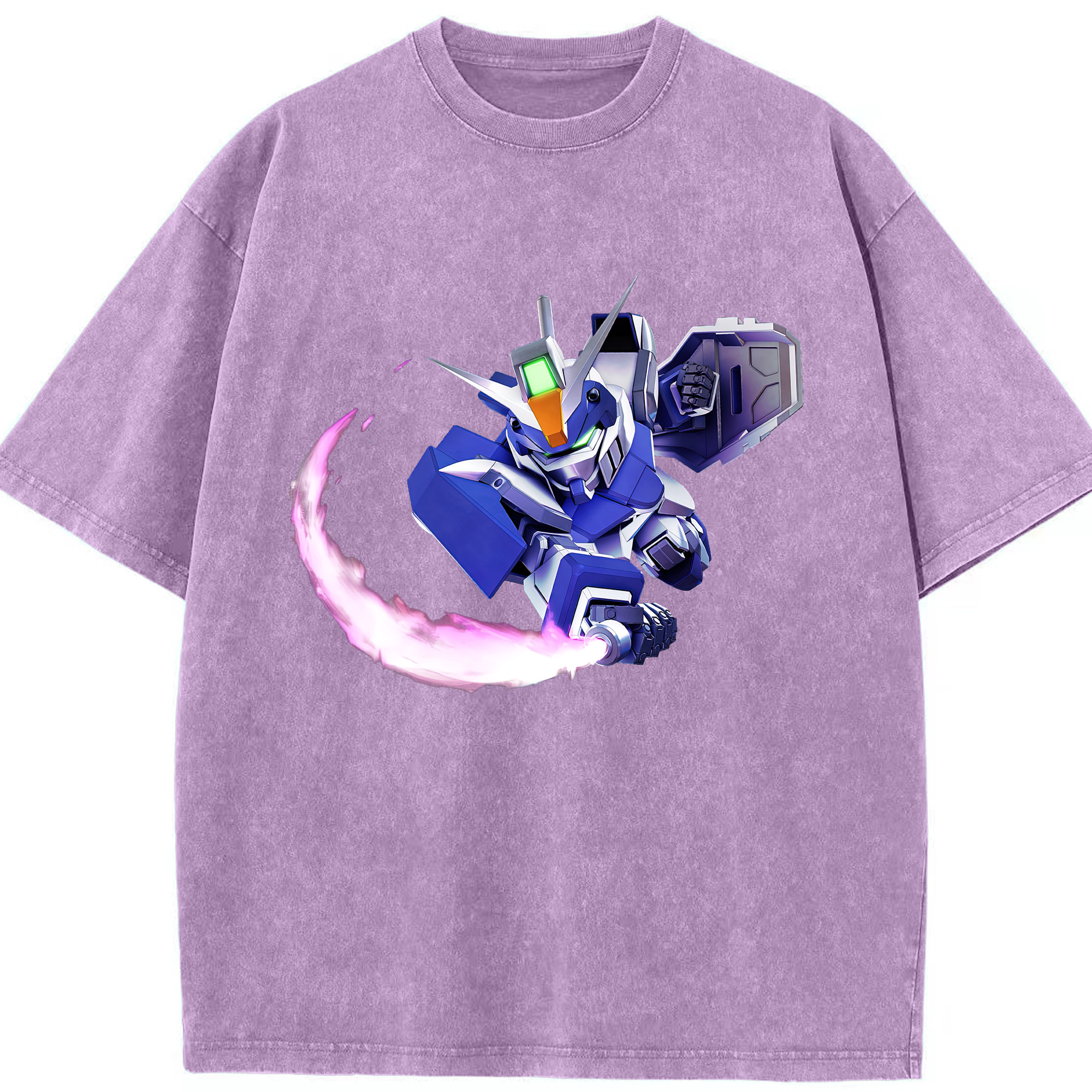 （画像用） 機動戦士ガンダム Mobile Suit Gundam 綿100% ヴィンテージ風 半袖Tシャツ（フロントプリント）