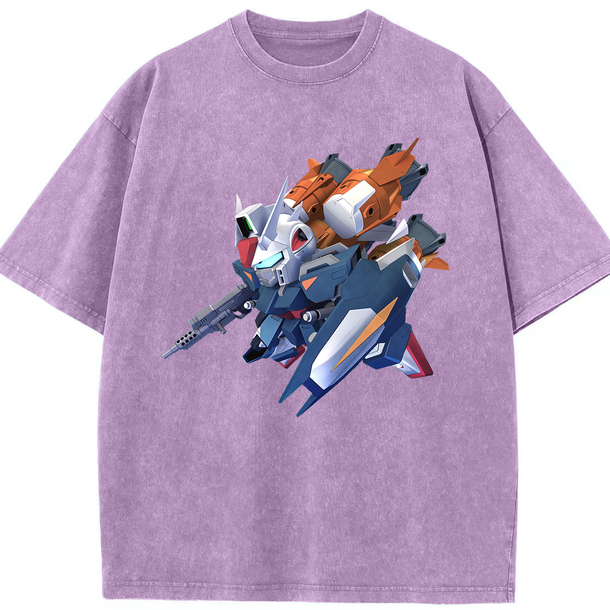 （画像用） 機動戦士ガンダム Mobile Suit Gundam 綿100% ヴィンテージ風 半袖Tシャツ（フロントプリント）