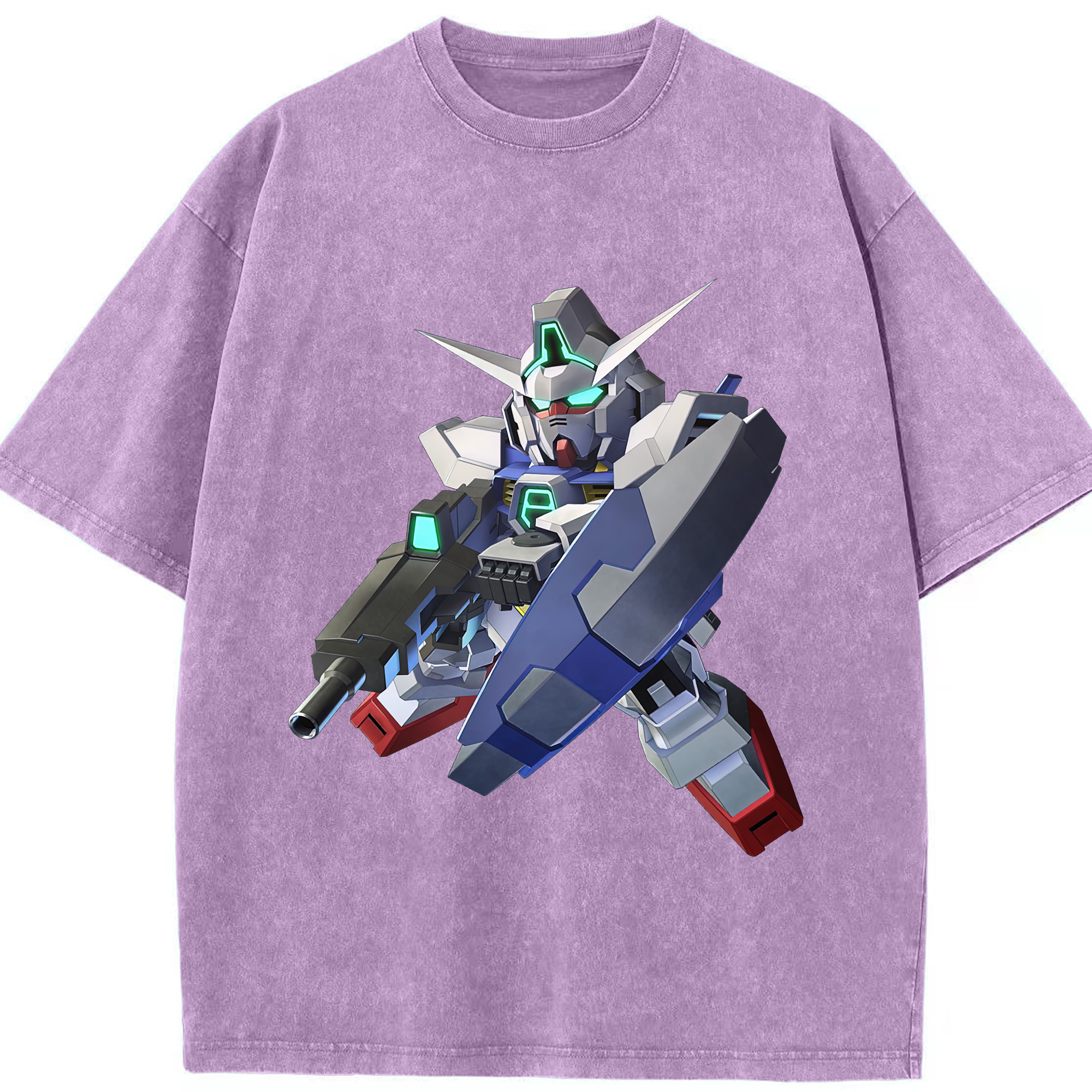 （画像用） 機動戦士ガンダム Mobile Suit Gundam 綿100% ヴィンテージ風 半袖Tシャツ（フロントプリント）