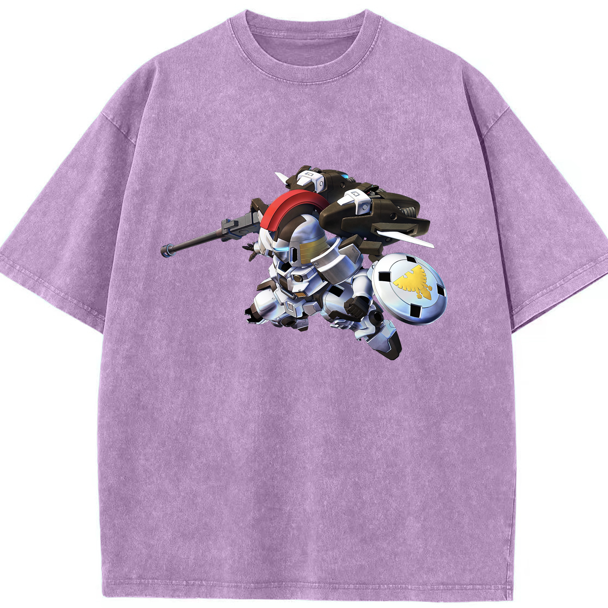 （画像用） 機動戦士ガンダム Mobile Suit Gundam 綿100% ヴィンテージ風 半袖Tシャツ（フロントプリント）
