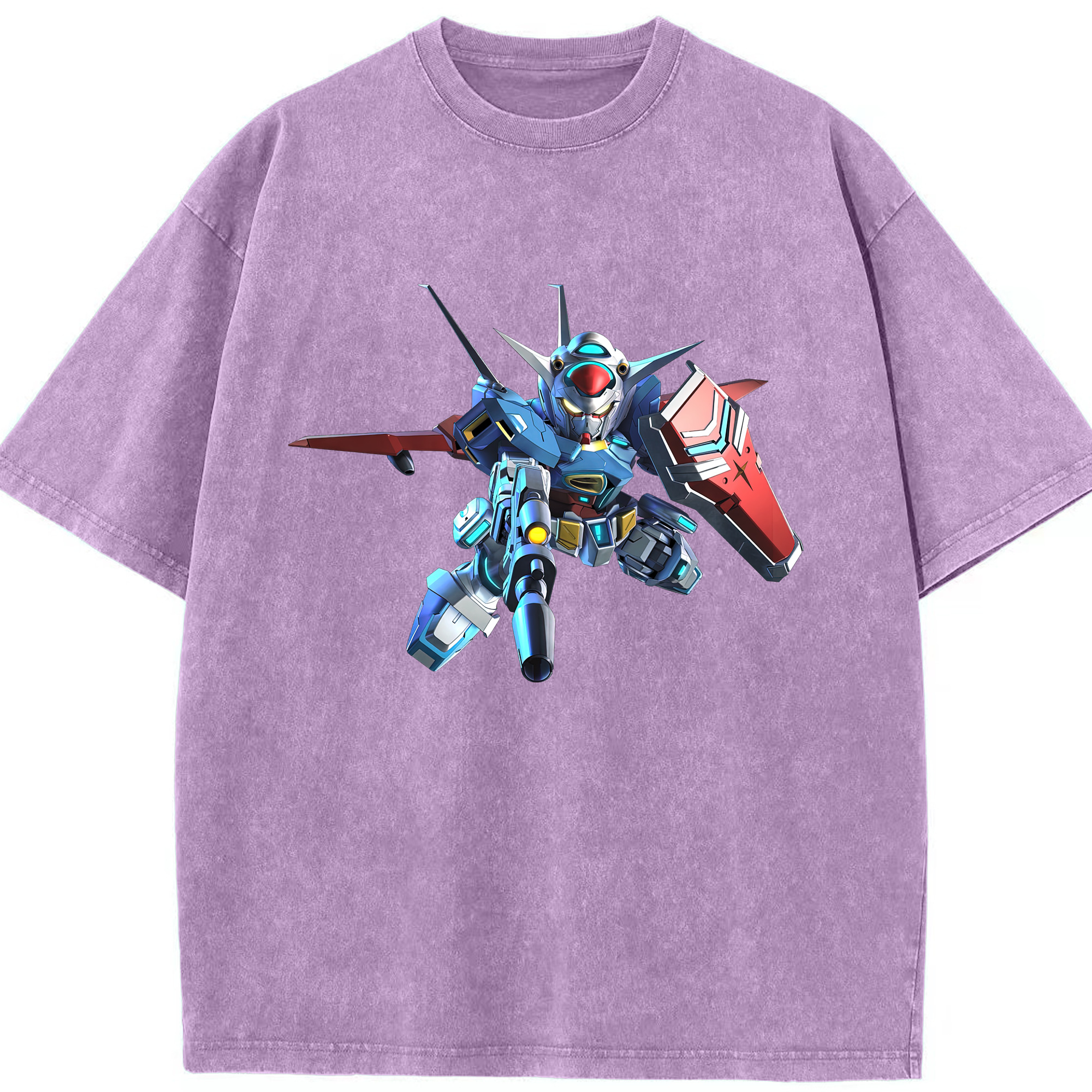（画像用） 機動戦士ガンダム Mobile Suit Gundam 綿100% ヴィンテージ風 半袖Tシャツ（フロントプリント）