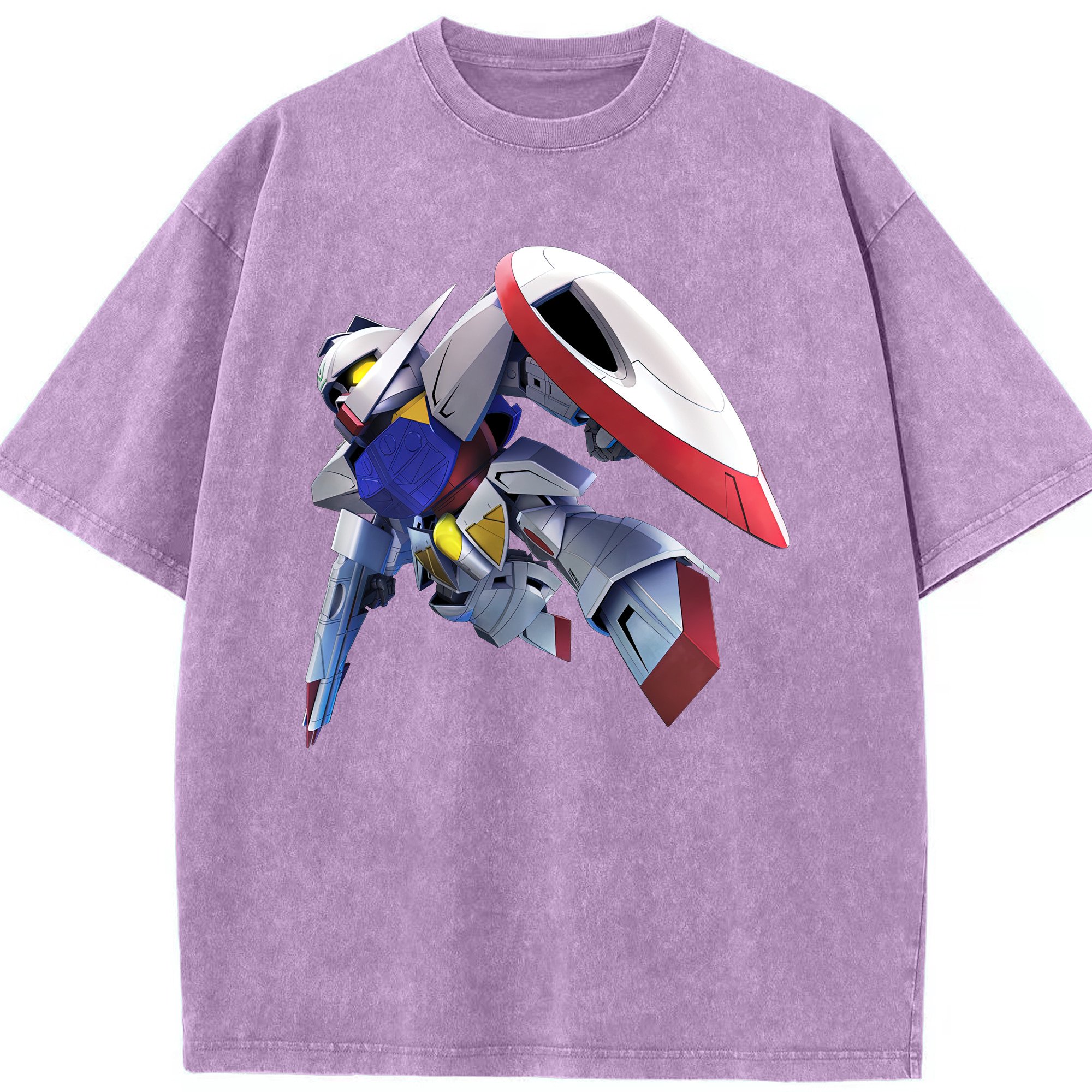 （画像用） 機動戦士ガンダム Mobile Suit Gundam 綿100% ヴィンテージ風 半袖Tシャツ（フロントプリント）