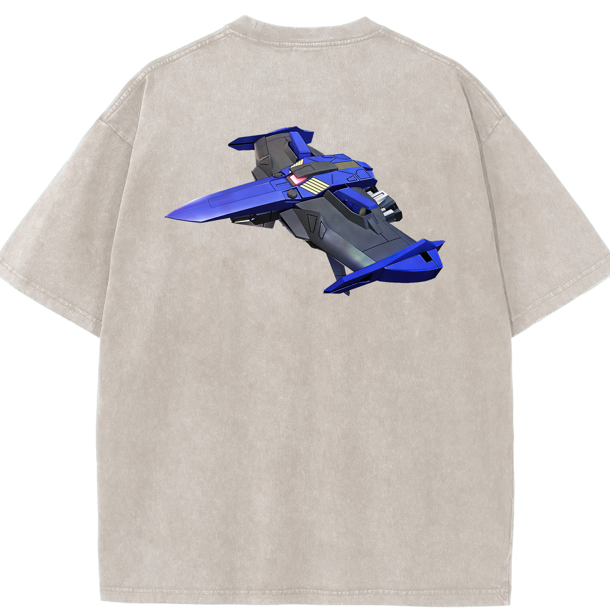 （画像用） 機動戦士ガンダム Mobile Suit Gundam 綿100% ヴィンテージ風 半袖Tシャツ（背面プリント）