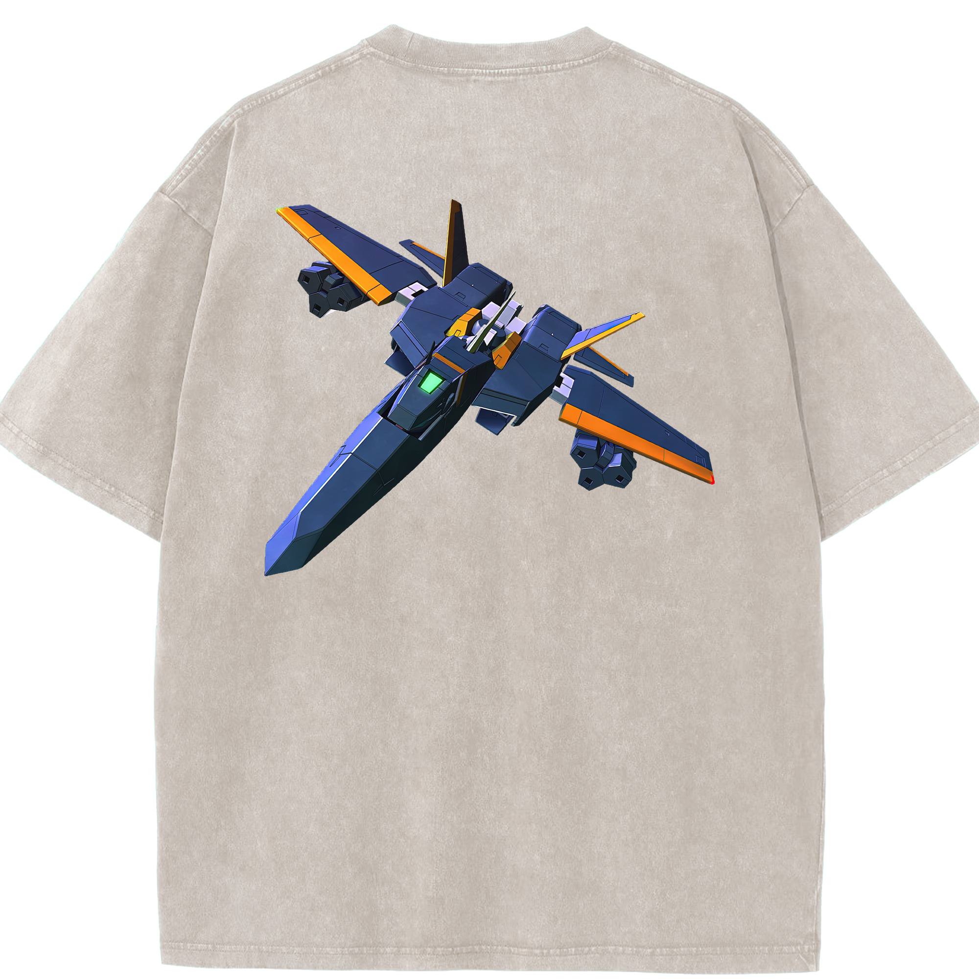 （画像用） 機動戦士ガンダム Mobile Suit Gundam 綿100% ヴィンテージ風 半袖Tシャツ（背面プリント）