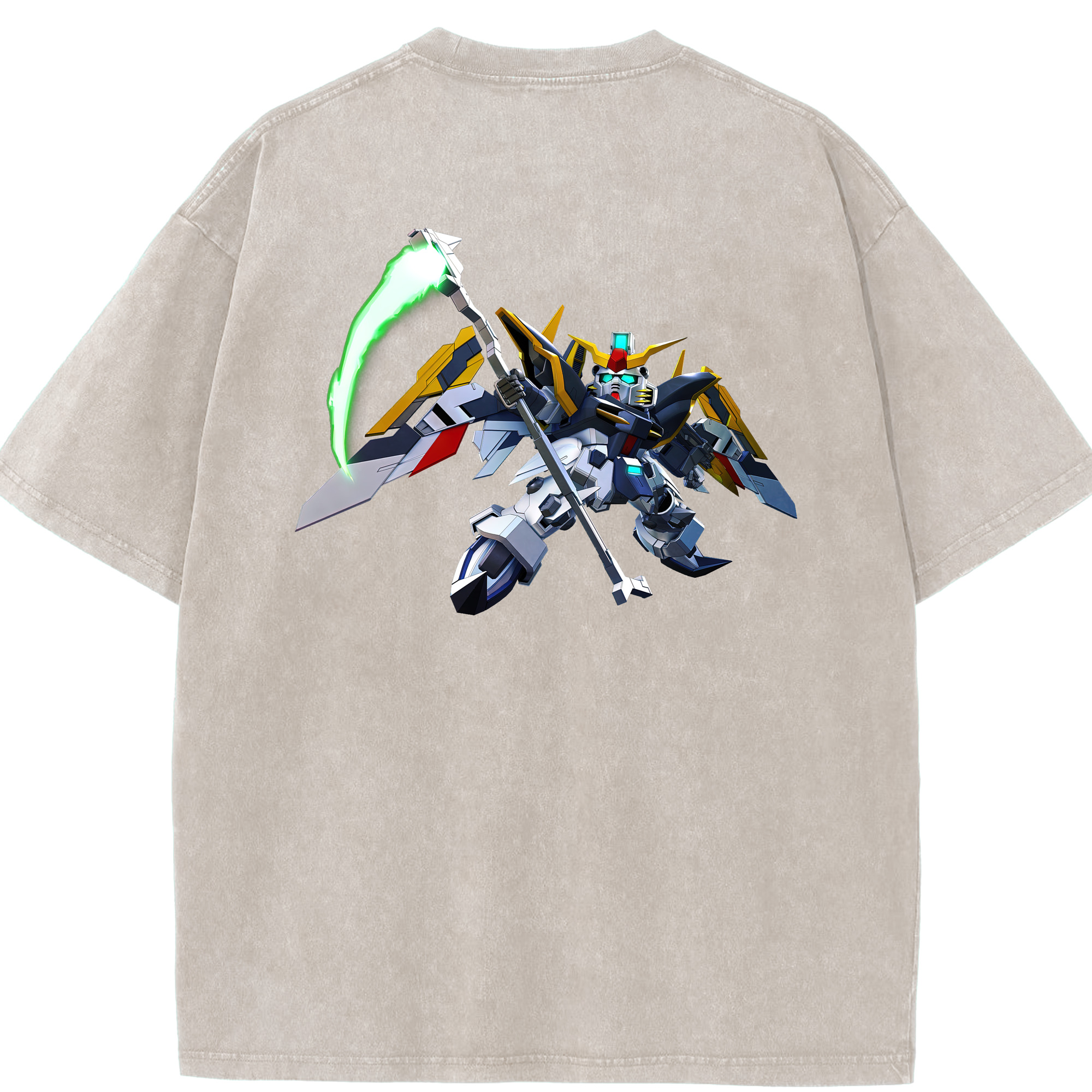 （画像用） 機動戦士ガンダム Mobile Suit Gundam 綿100% ヴィンテージ風 半袖Tシャツ（背面プリント）