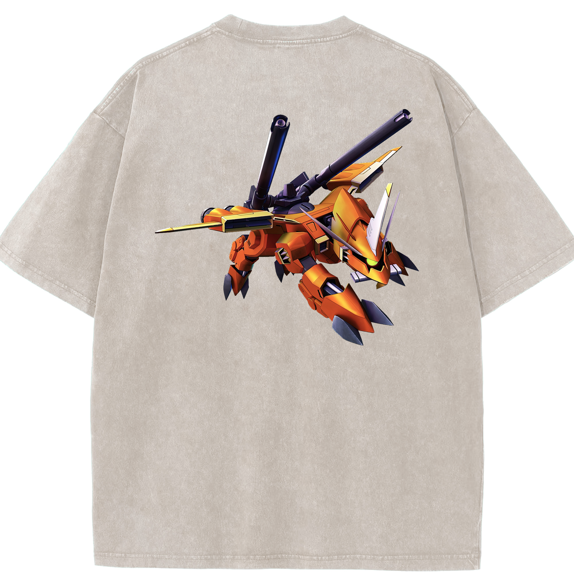 （画像用） 機動戦士ガンダム Mobile Suit Gundam 綿100% ヴィンテージ風 半袖Tシャツ（背面プリント）