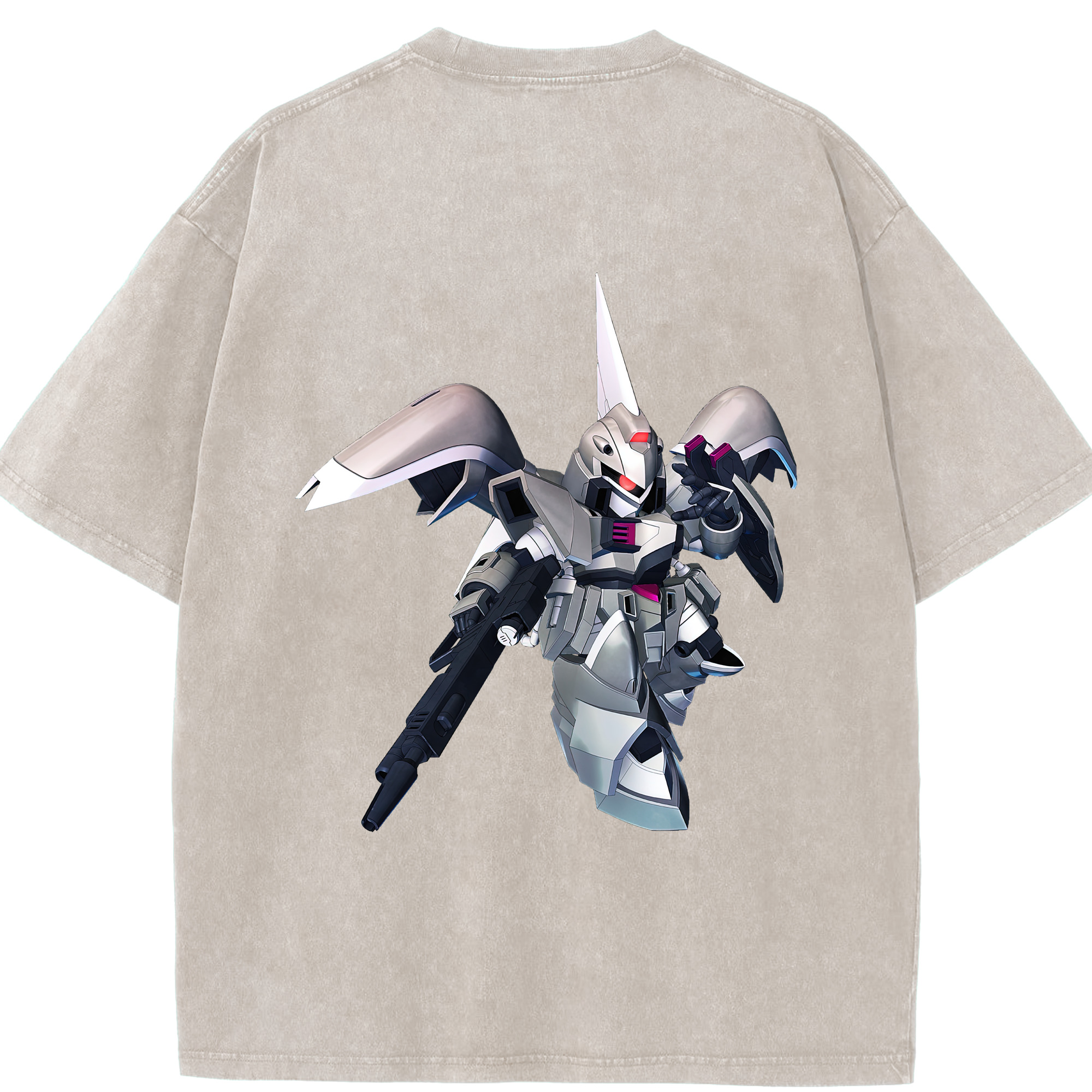 （画像用） 機動戦士ガンダム Mobile Suit Gundam 綿100% ヴィンテージ風 半袖Tシャツ（背面プリント）